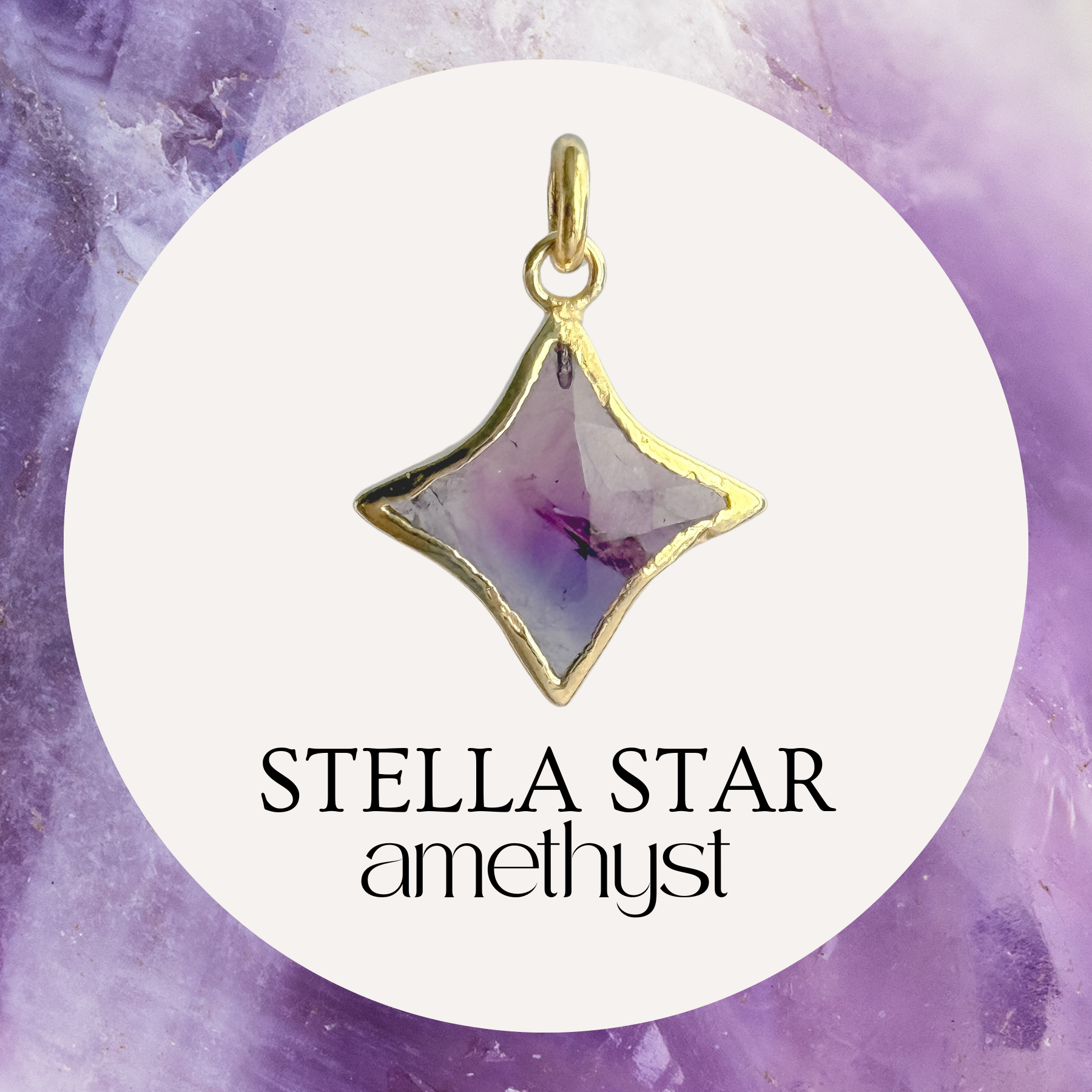 Stella Star Gemstone Charm - Layer It Jewelry