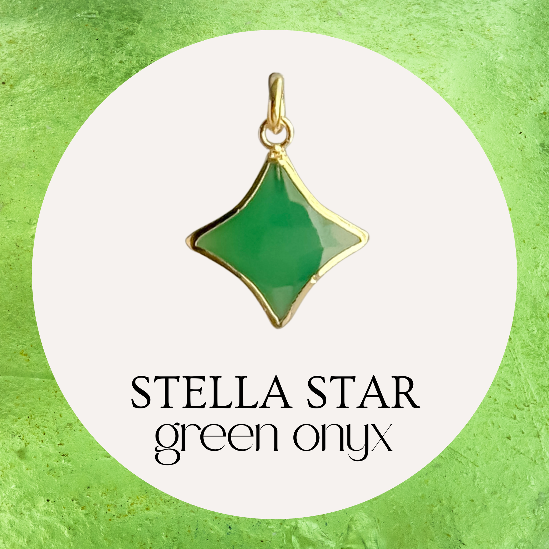 Stella Star Gemstone Charm - Layer It Jewelry