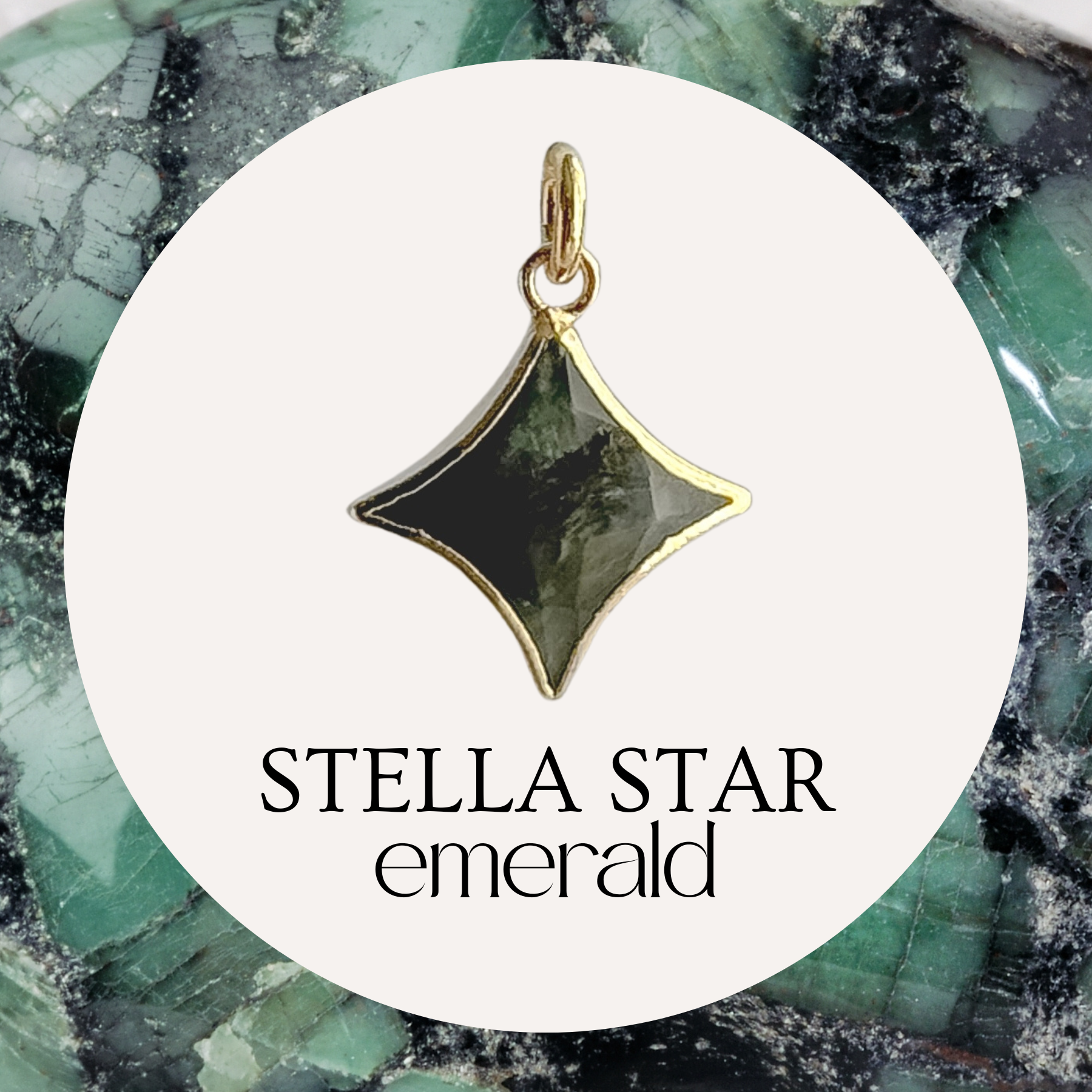 Stella Star Gemstone Charm - Layer It Jewelry