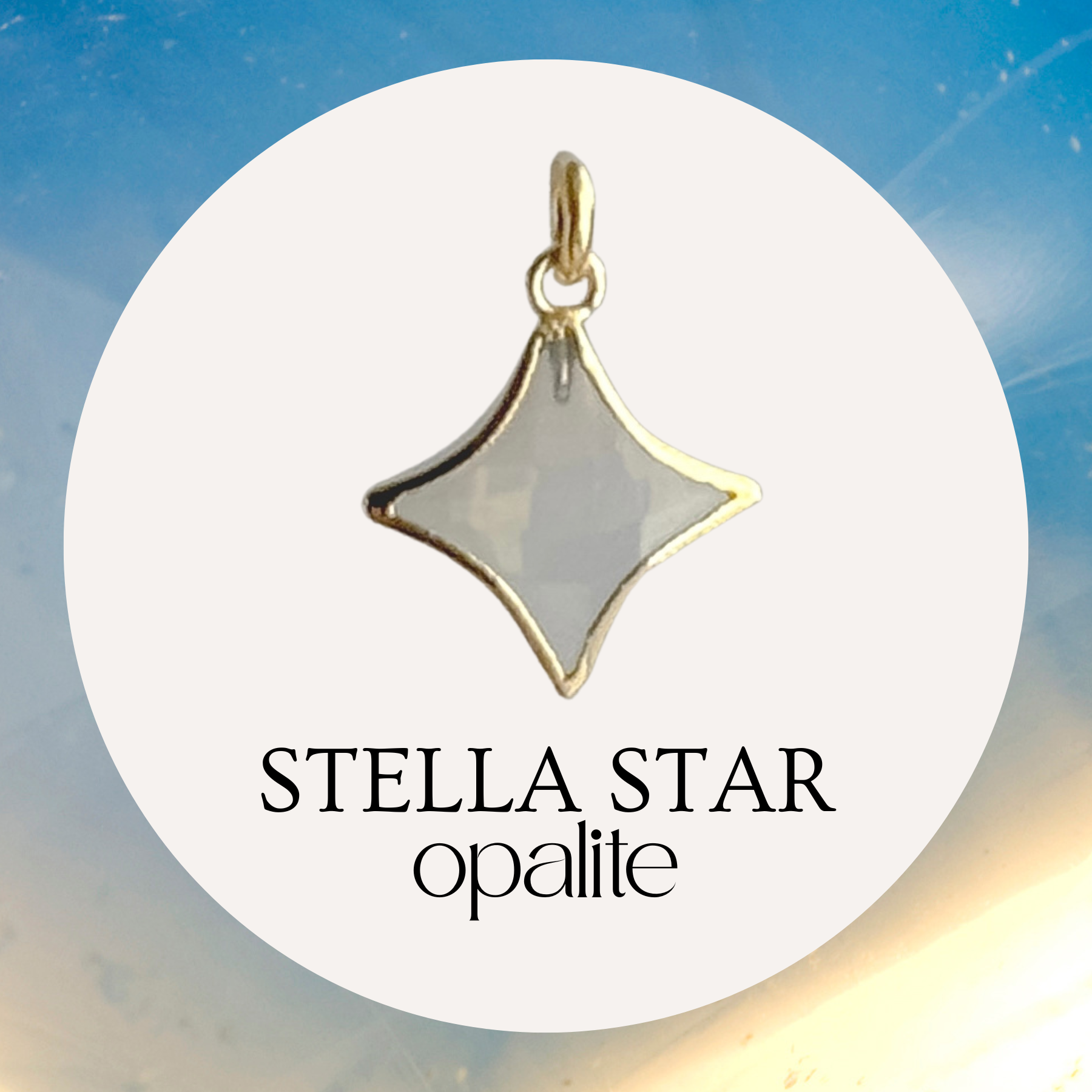 Stella Star Gemstone Charm - Layer It Jewelry