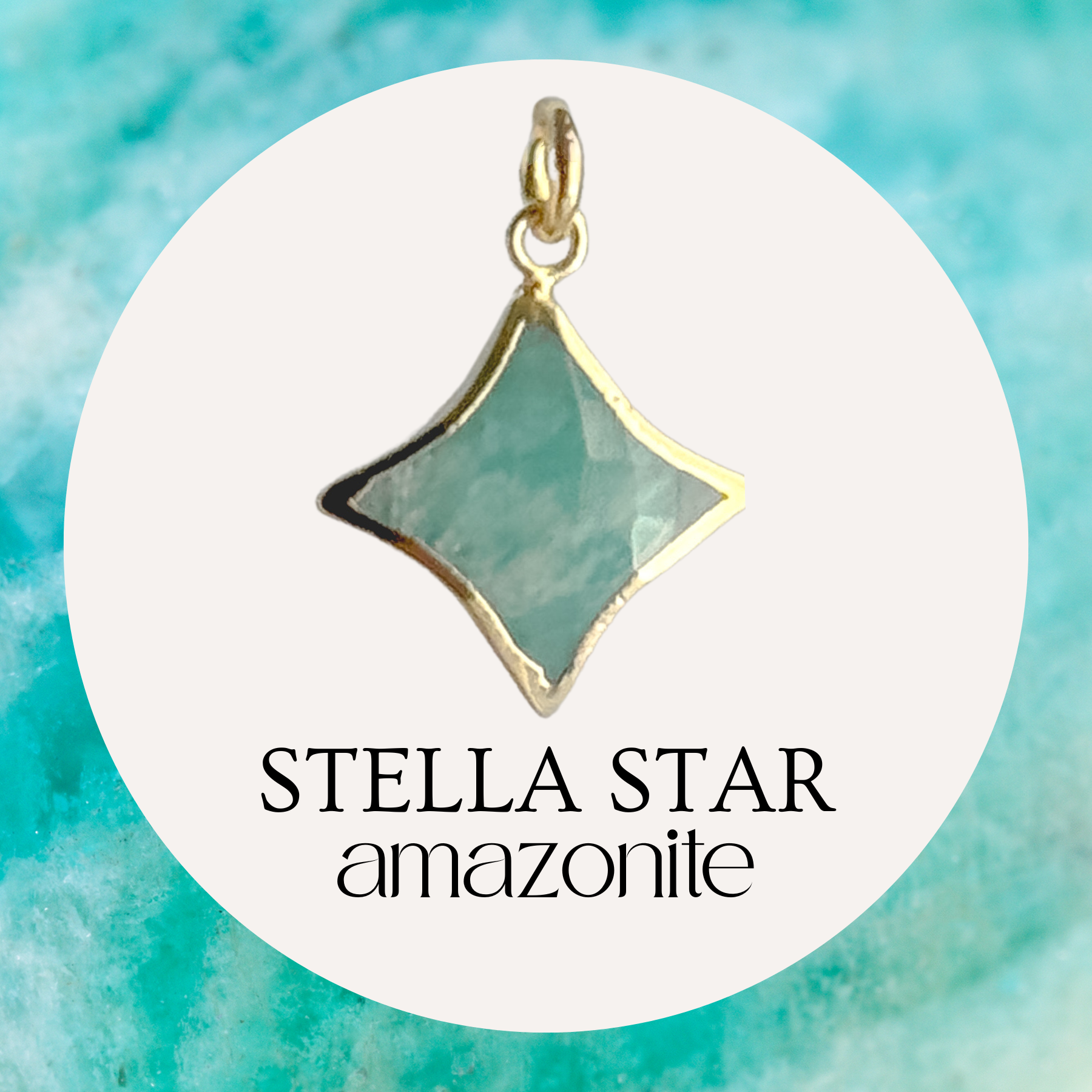 Stella Star Gemstone Charm - Layer It Jewelry
