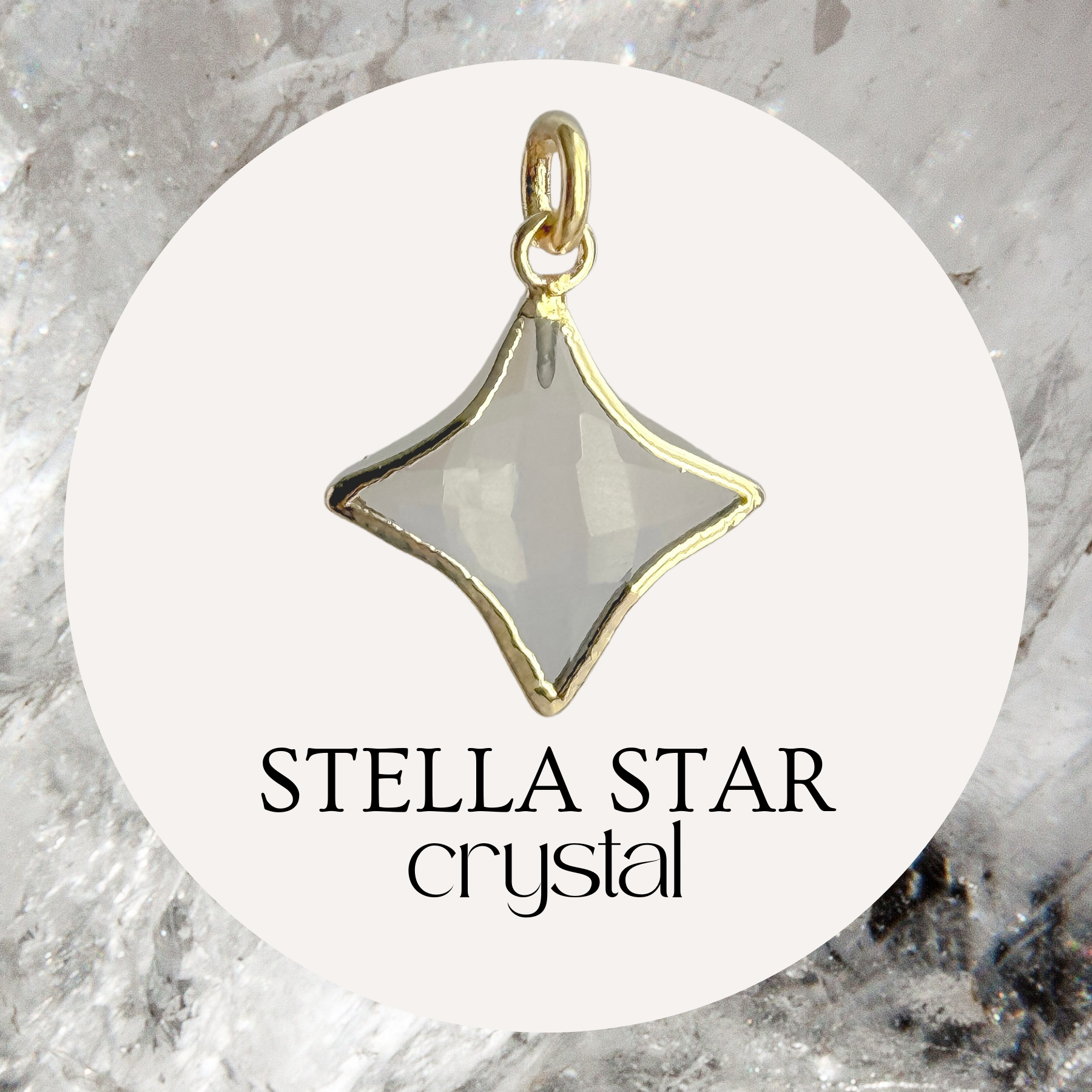 Stella Star Gemstone Charm - Layer It Jewelry
