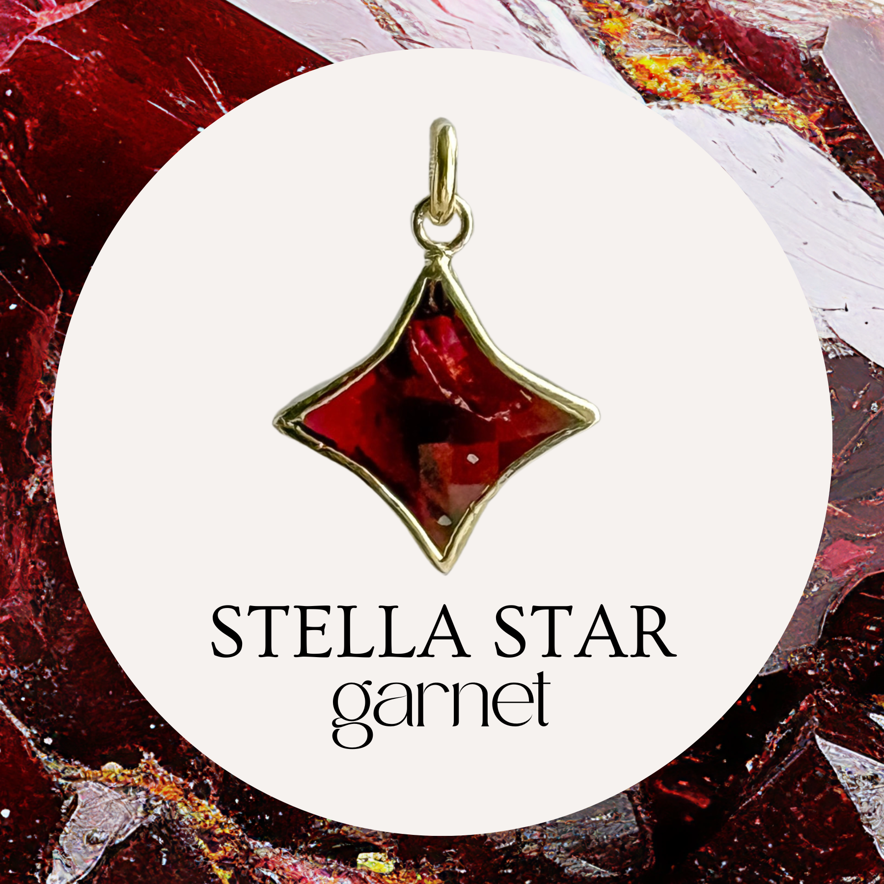 Stella Star Gemstone Charm - Layer It Jewelry