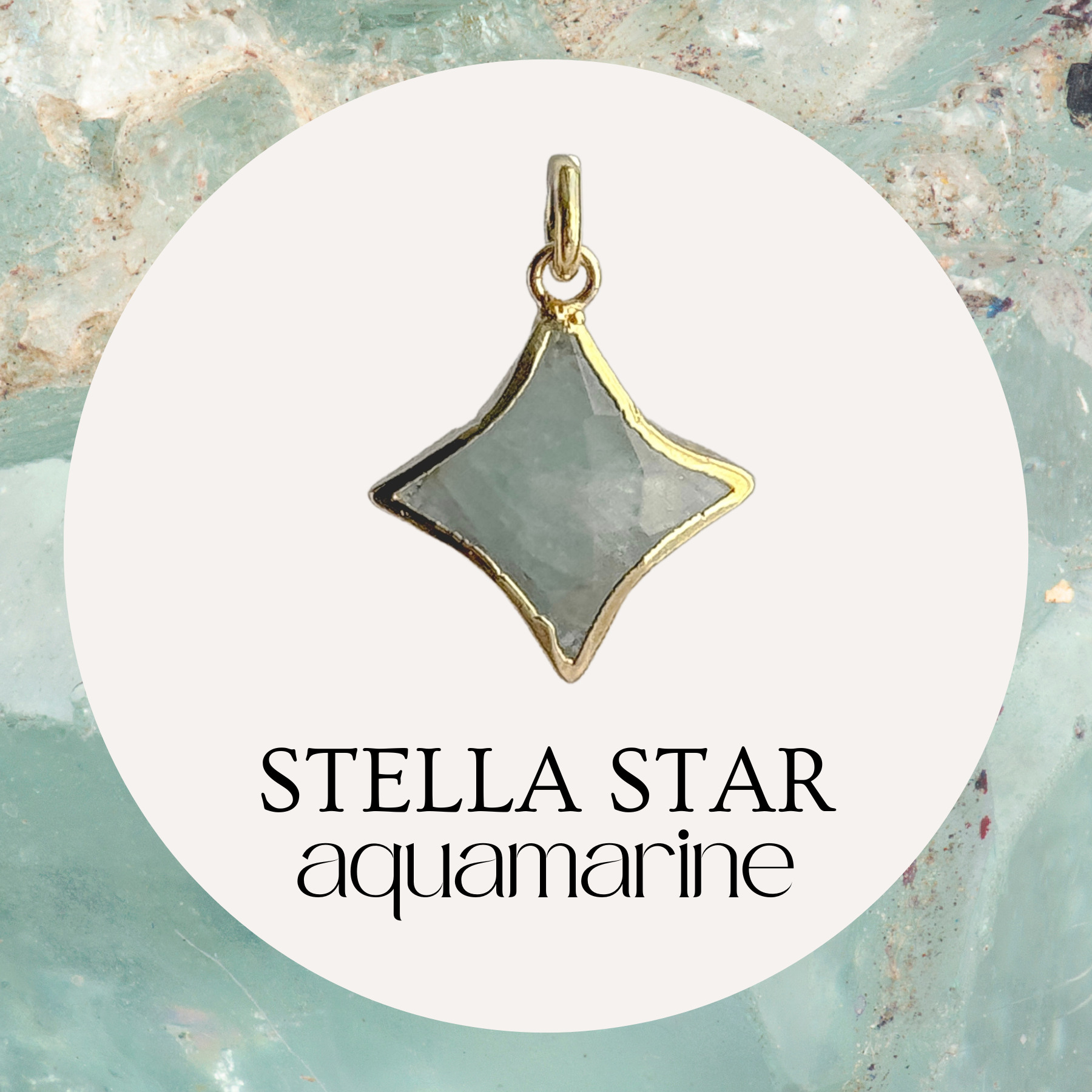 Stella Star Gemstone Charm - Layer It Jewelry