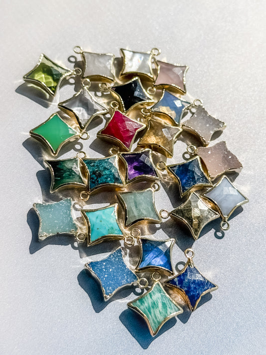Stella Star Gemstone Charm - Layer It Jewelry