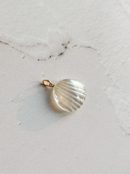 Mother of Pearl Shell Charm - Layer It Jewelry