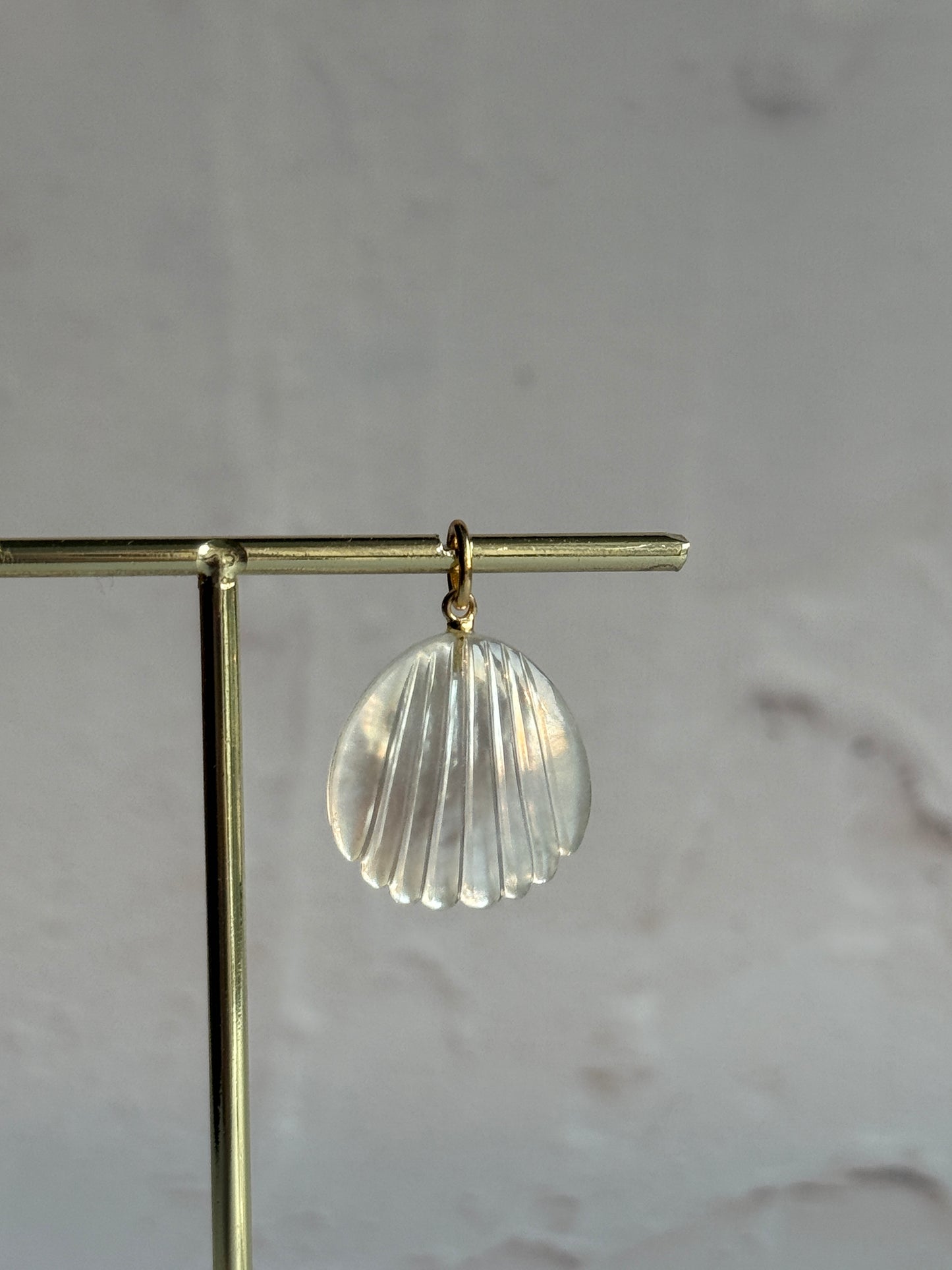 Mother of Pearl Shell Charm - Layer It Jewelry