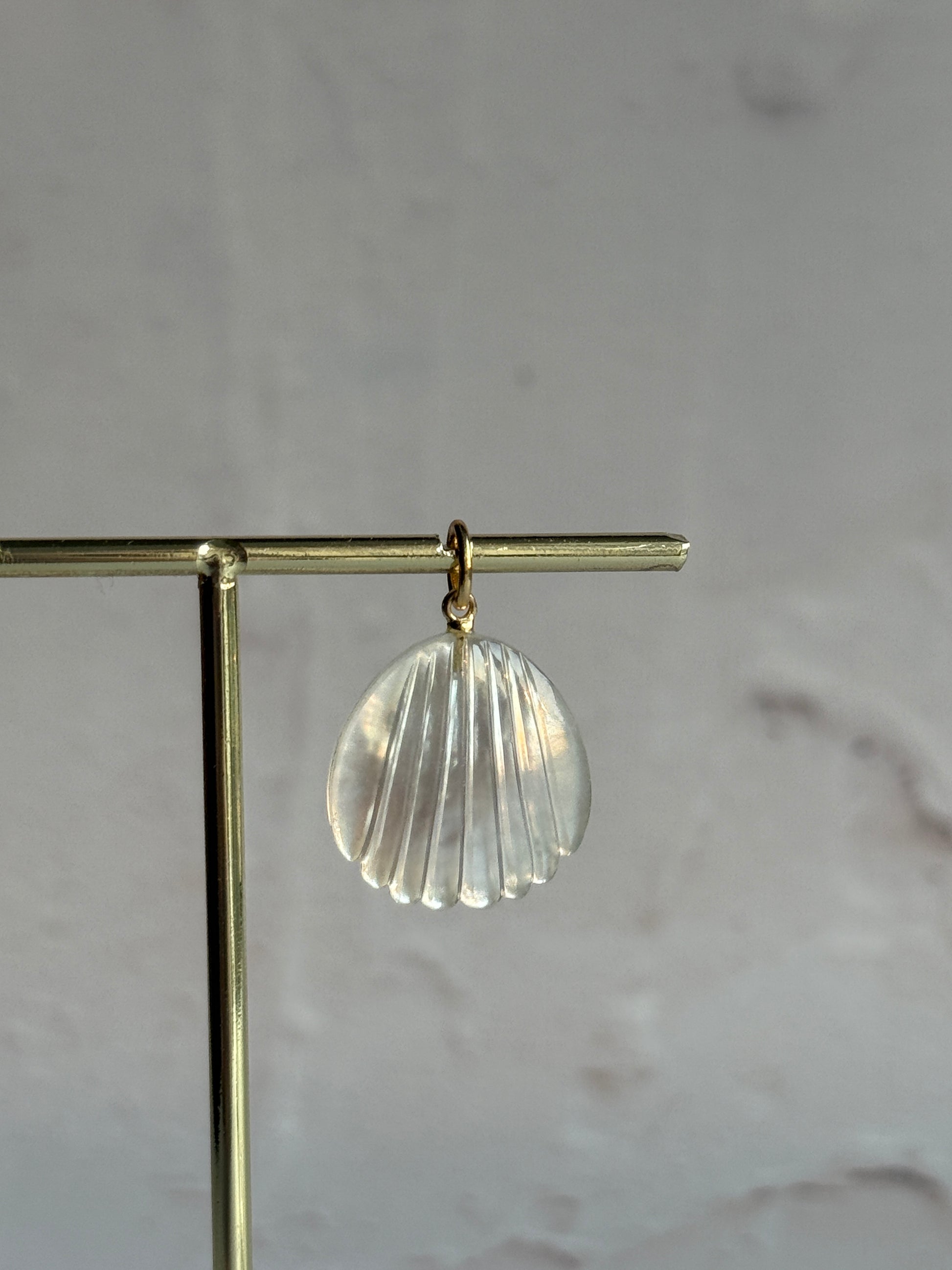 Mother of Pearl Shell Charm - Layer It Jewelry
