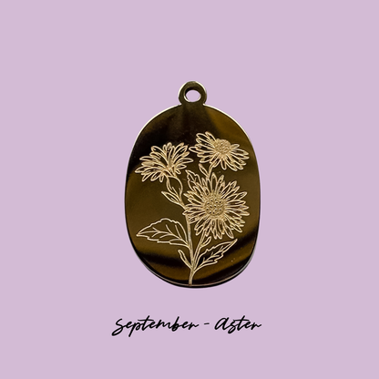 Birthflower Charm - Just the Charm - Layer It Jewelry