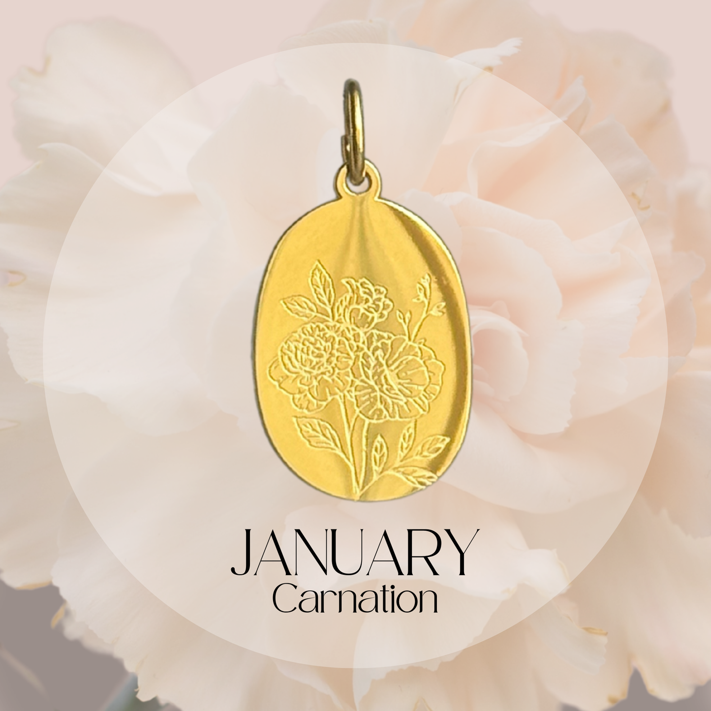 Birthflower Charm - Just the Charm - Layer It Jewelry