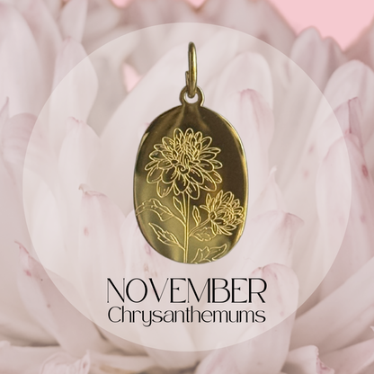 Birthflower Charm - Just the Charm - Layer It Jewelry