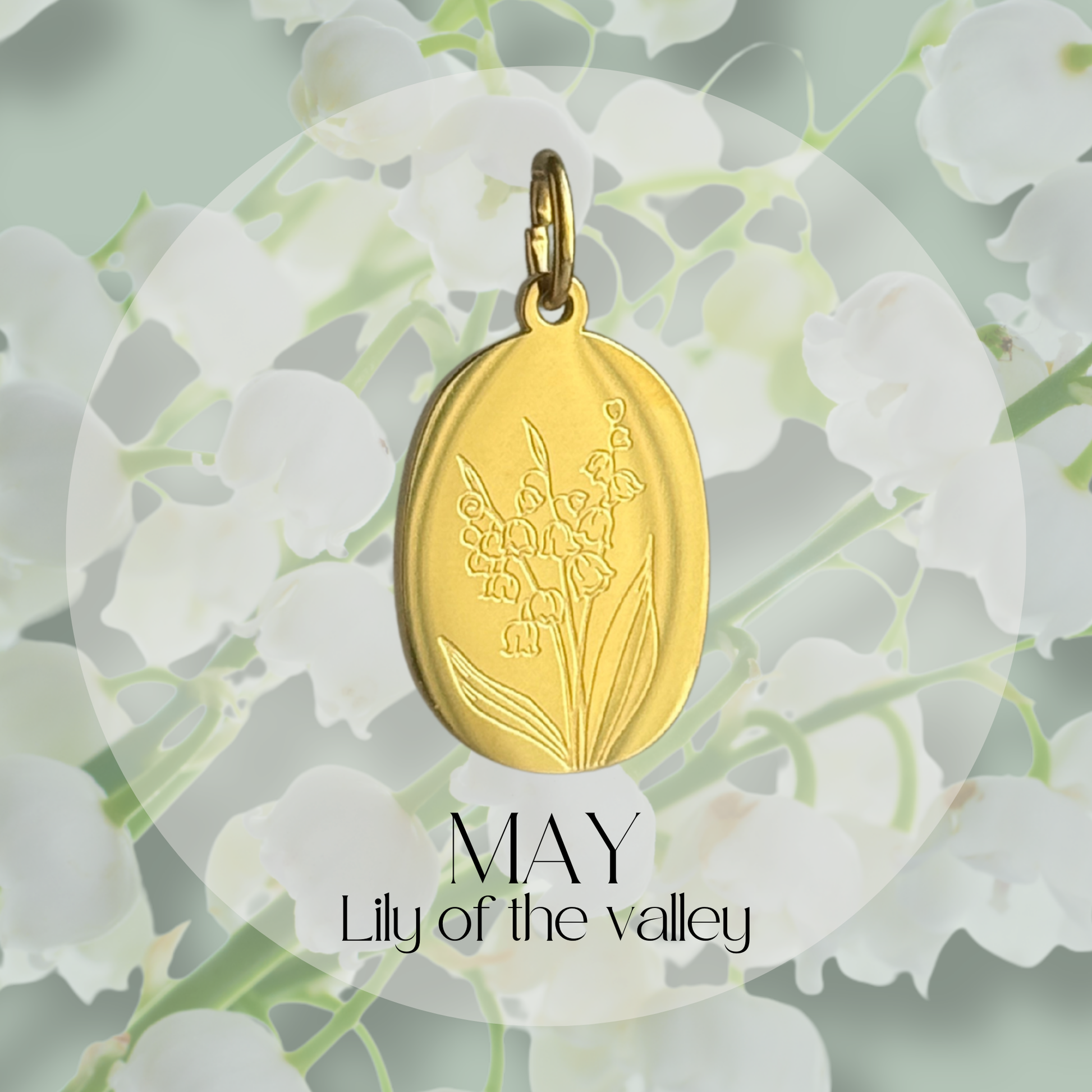 Birthflower Charm - Just the Charm - Layer It Jewelry