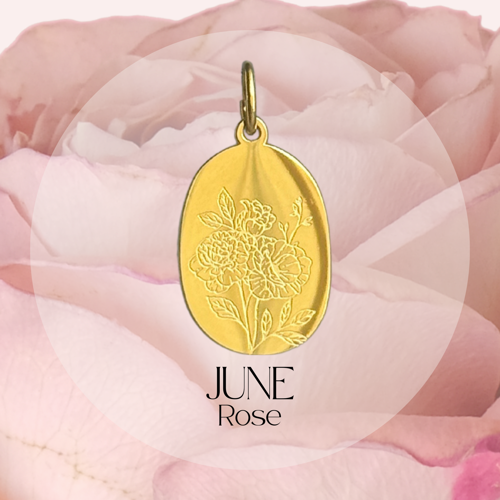 Birthflower Charm - Just the Charm - Layer It Jewelry