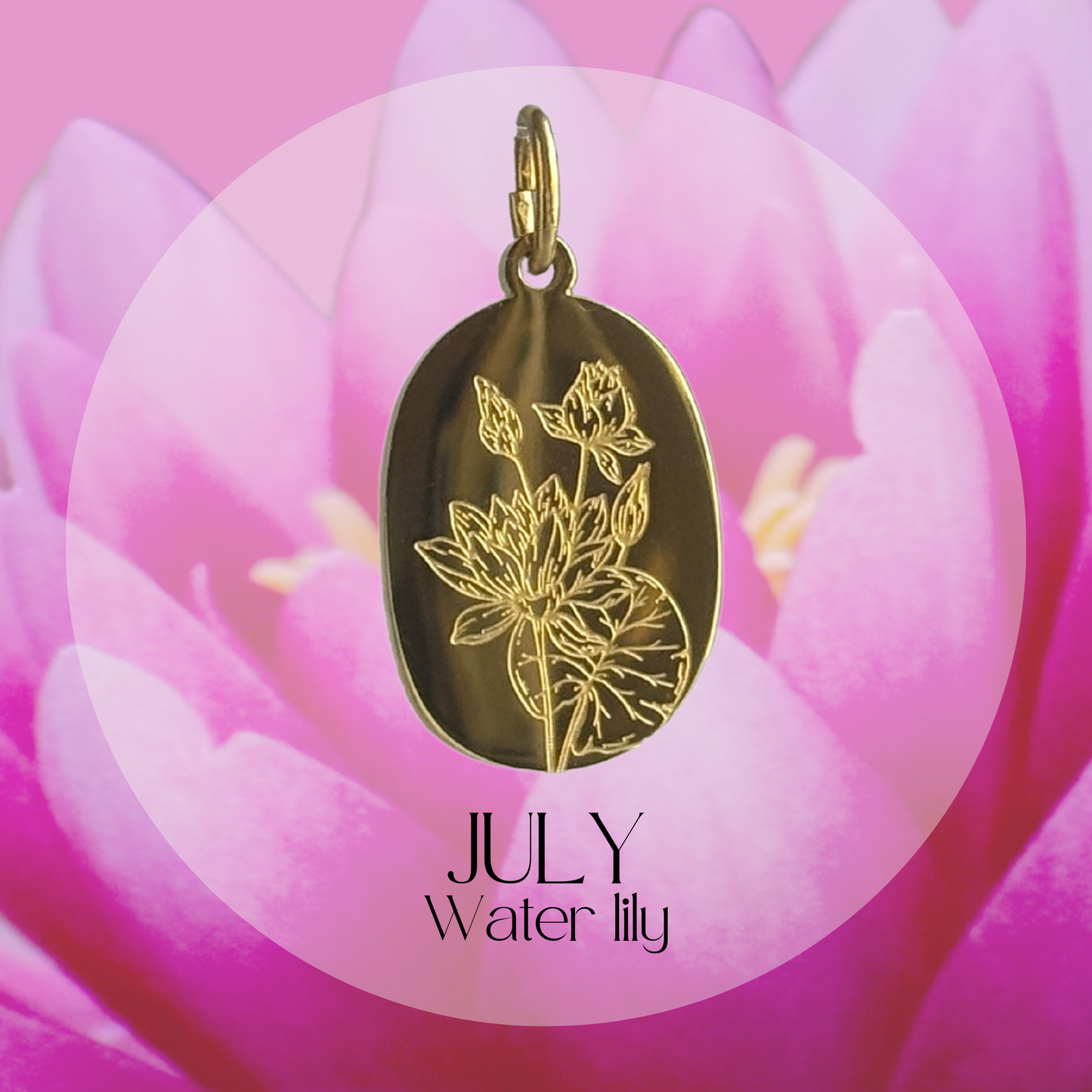 Birthflower Charm - Just the Charm - Layer It Jewelry