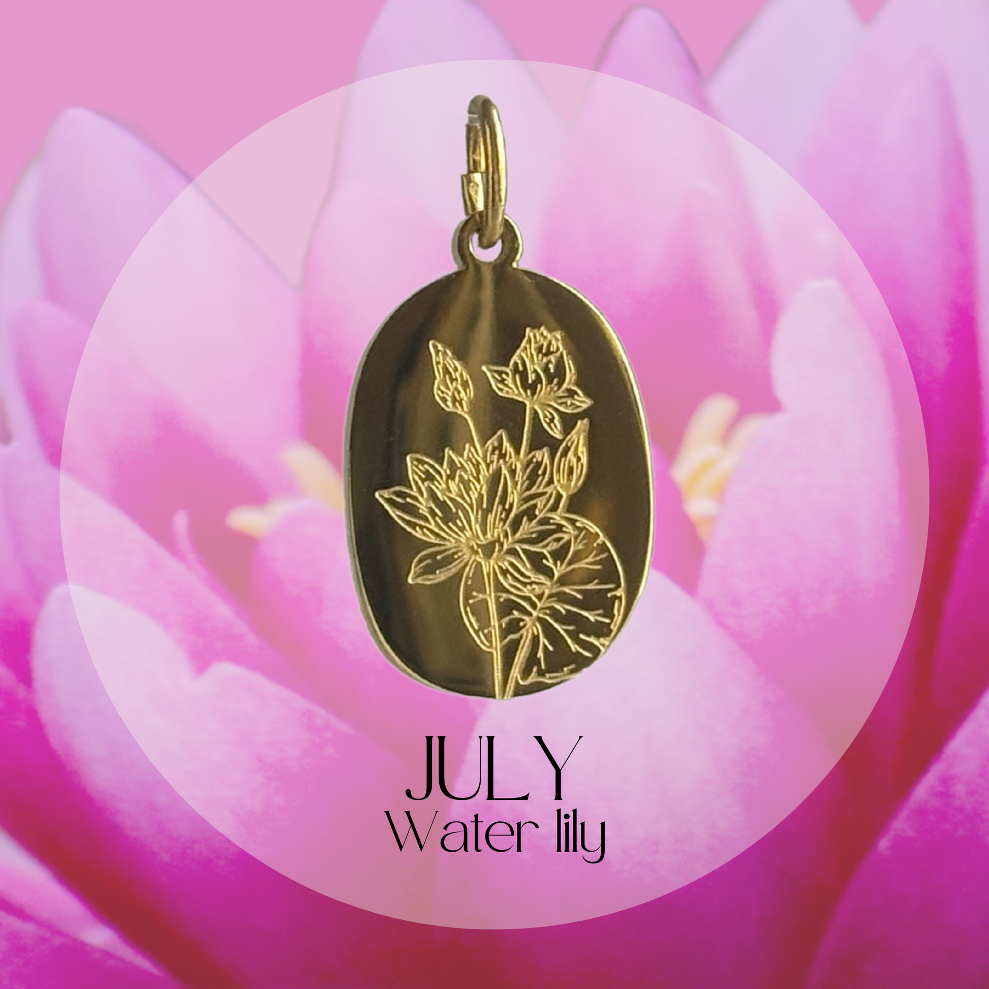 Birthflower Charm - Just the Charm - Layer It Jewelry