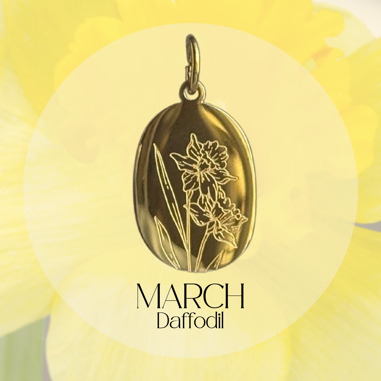 Birthflower Charm - Just the Charm - Layer It Jewelry