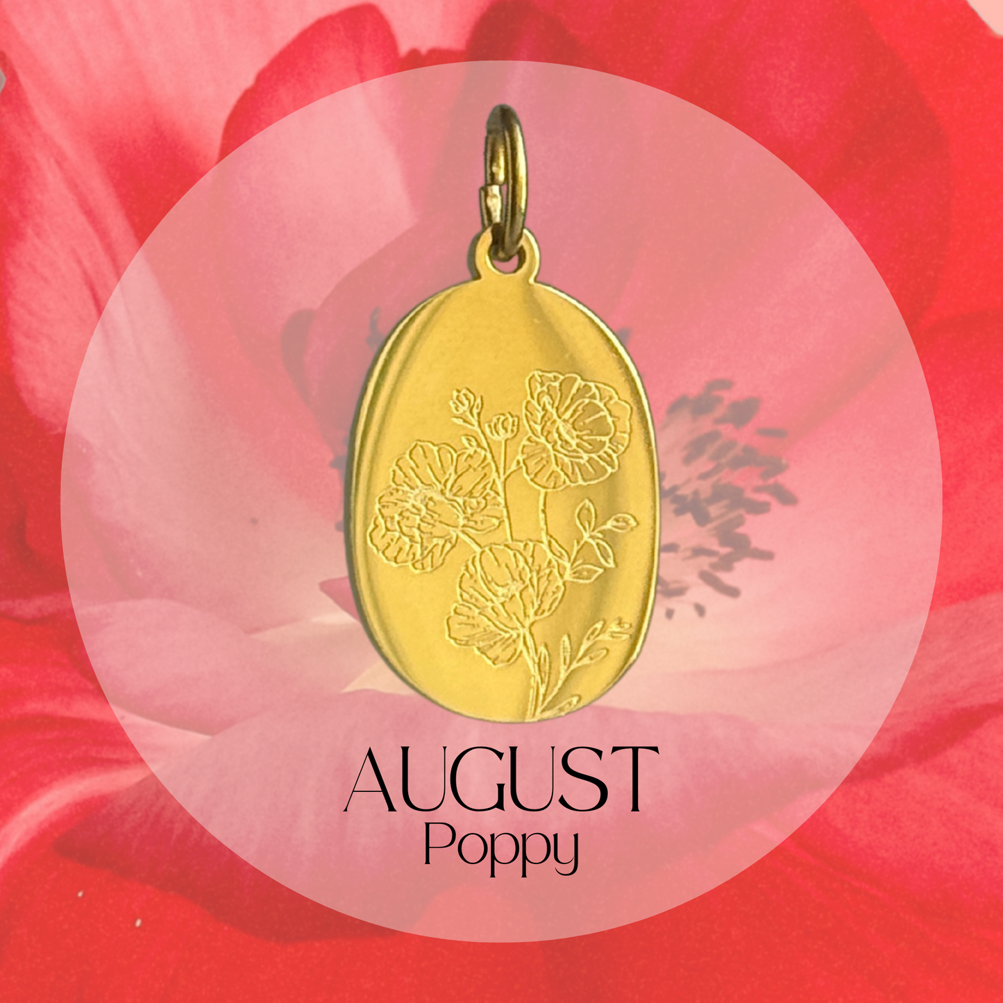 Birthflower Charm - Just the Charm - Layer It Jewelry