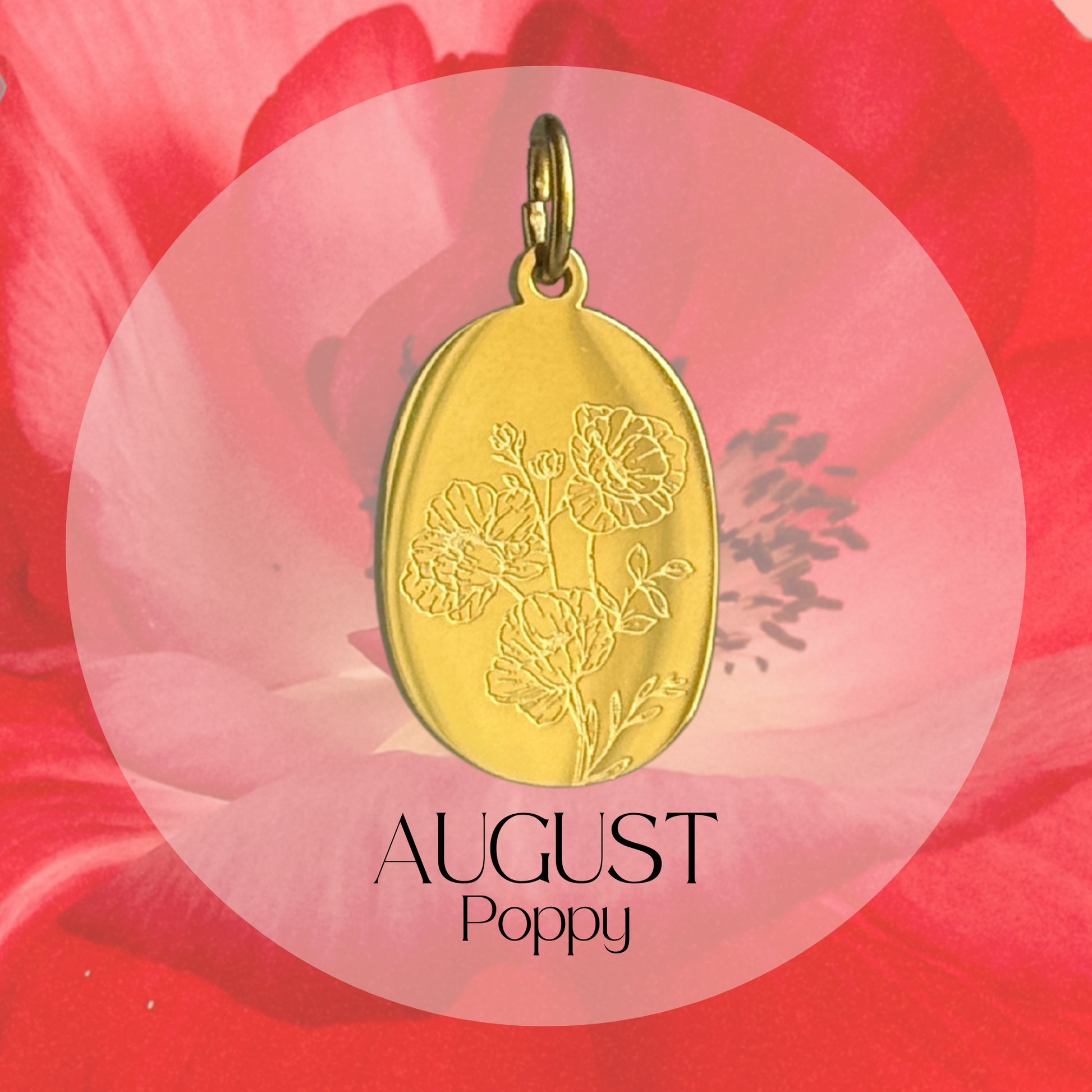 Birthflower Charm - Just the Charm - Layer It Jewelry