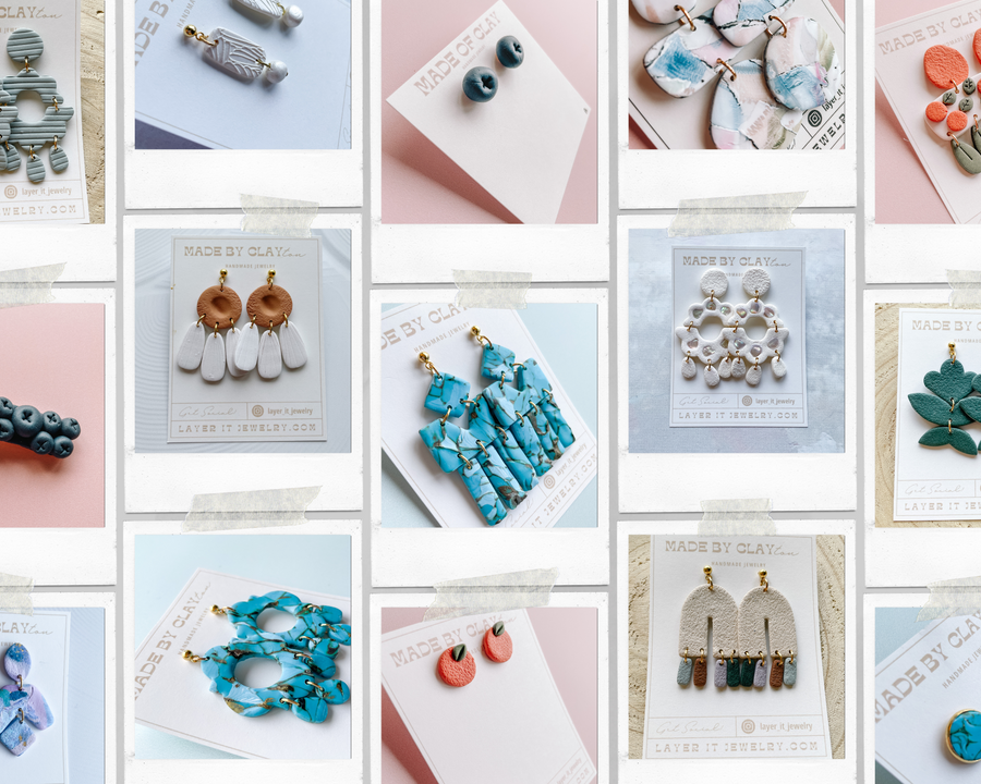Mystery Handmade Clay Earrings