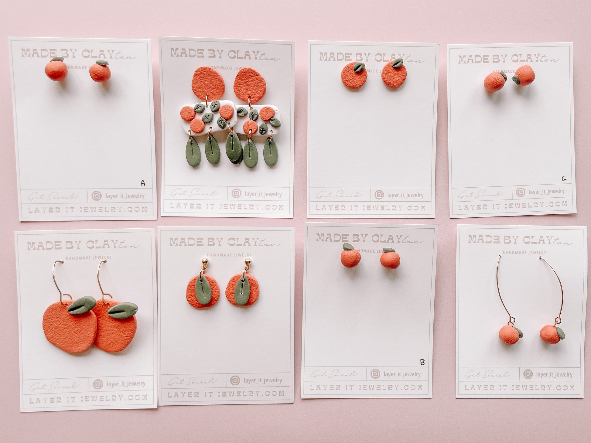 Mystery Handmade Clay Earrings - Layer It Jewelry