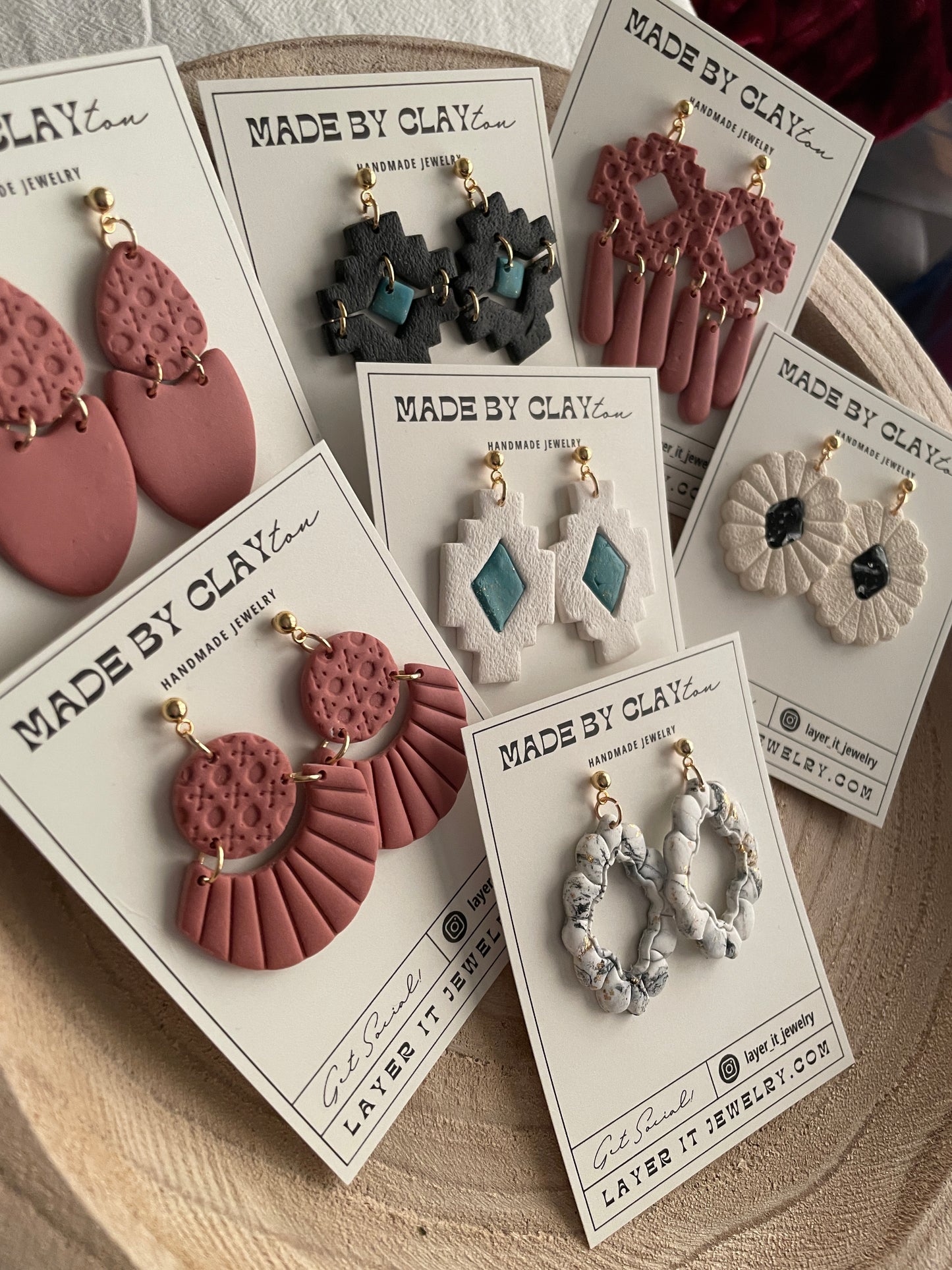 Mystery Handmade Clay Earrings - Layer It Jewelry