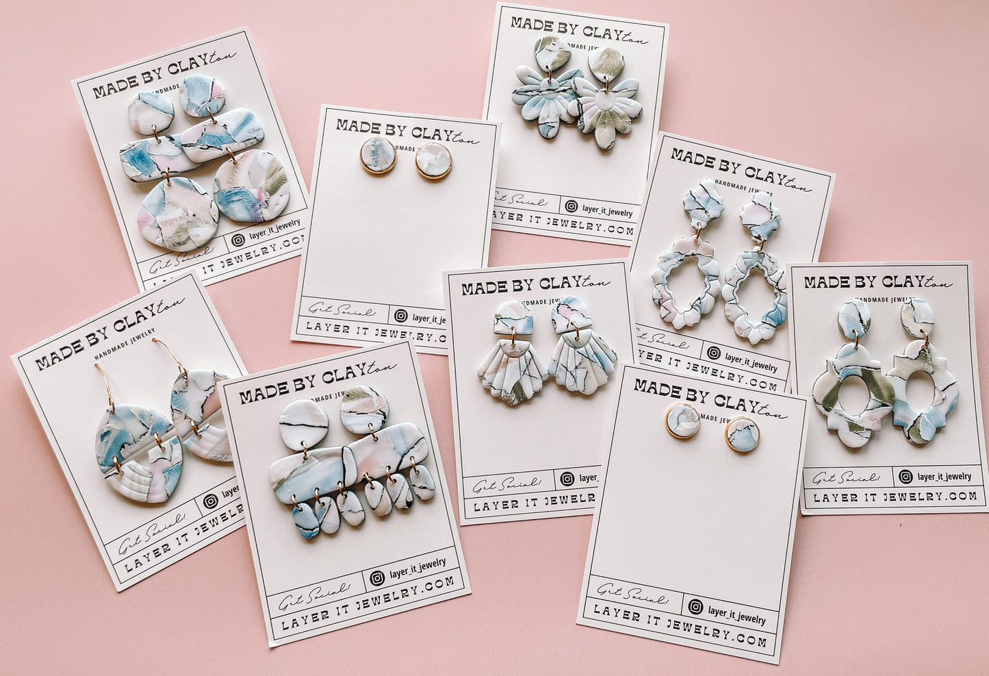 Mystery Handmade Clay Earrings - Layer It Jewelry