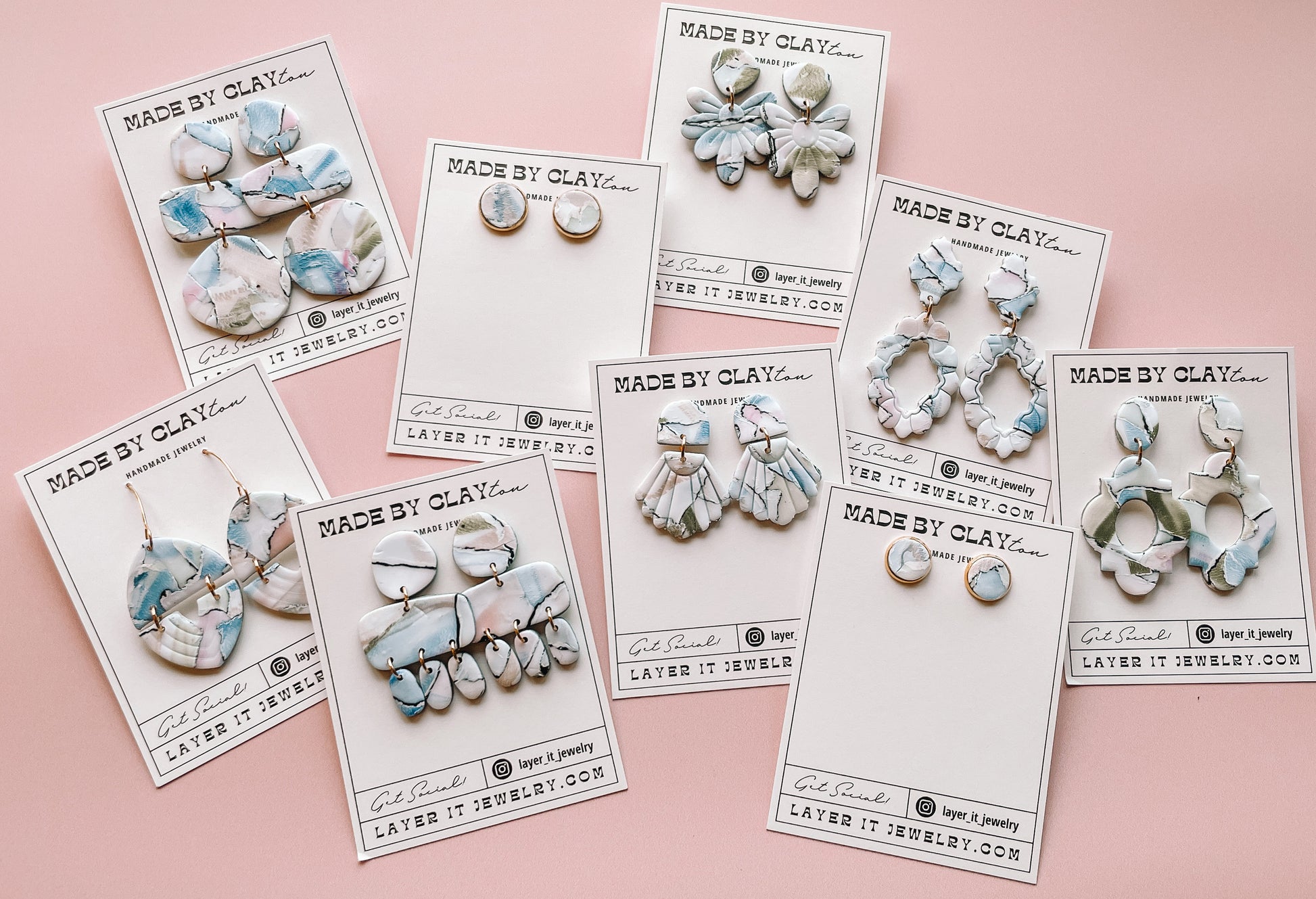 Mystery Handmade Clay Earrings - Layer It Jewelry