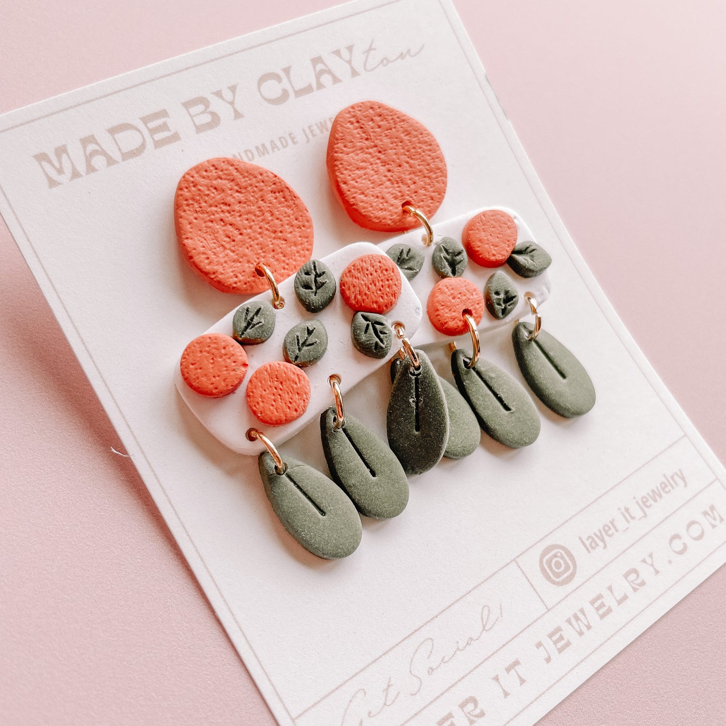 Mystery Handmade Clay Earrings - Layer It Jewelry