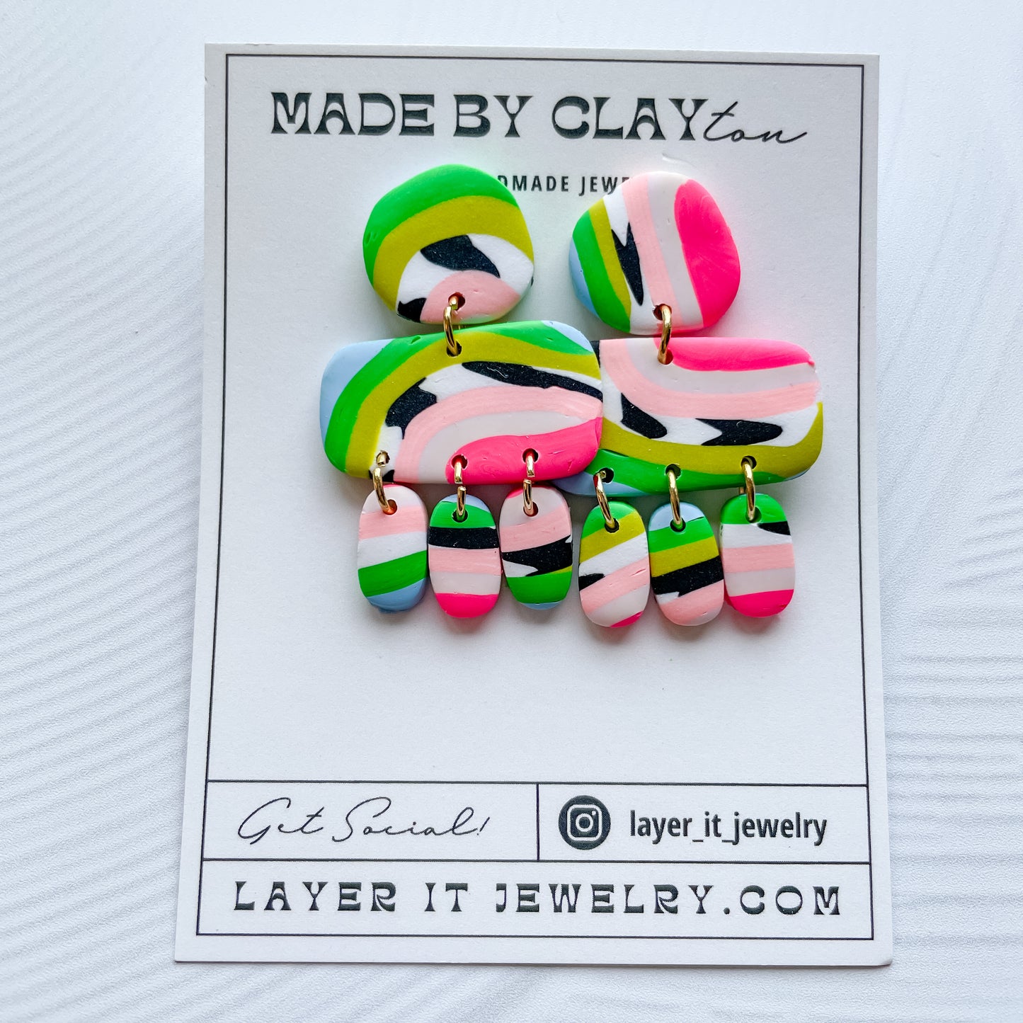 Mystery Handmade Clay Earrings - Layer It Jewelry