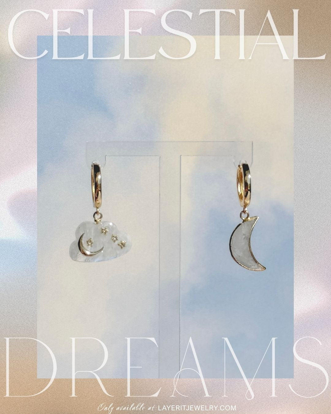 Day Dreamer Moonstone Huggies - Layer It Jewelry