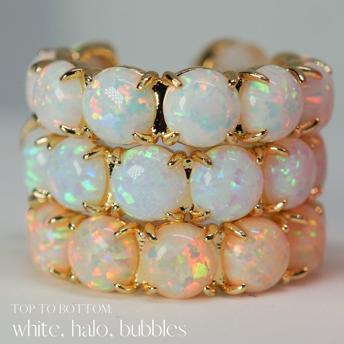 The Neutral Lab Opal Hoops - Layer It Jewelry