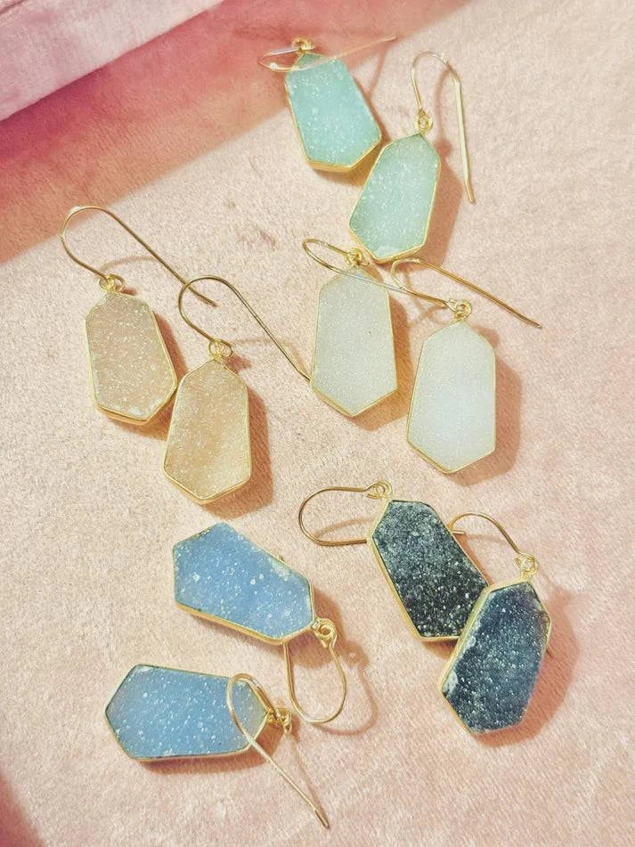 Druzy Lightweight Lydia Earrings
