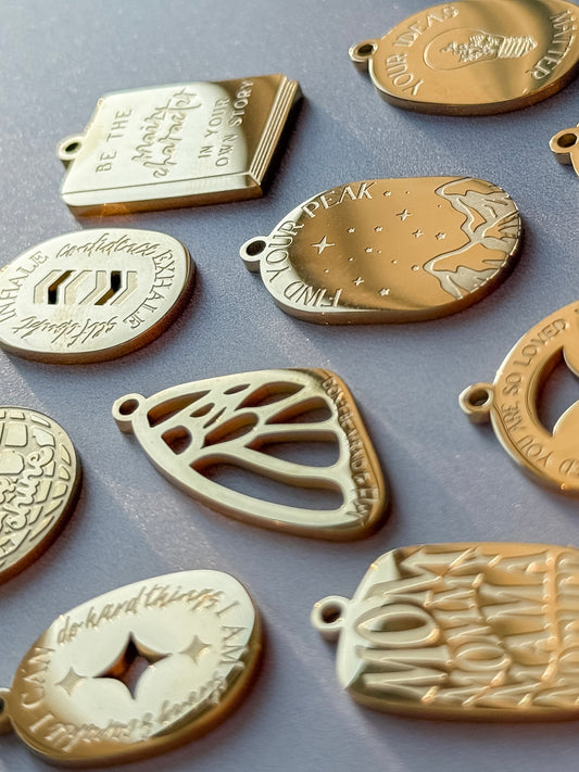 Affirmation Charms - Layer It Jewelry