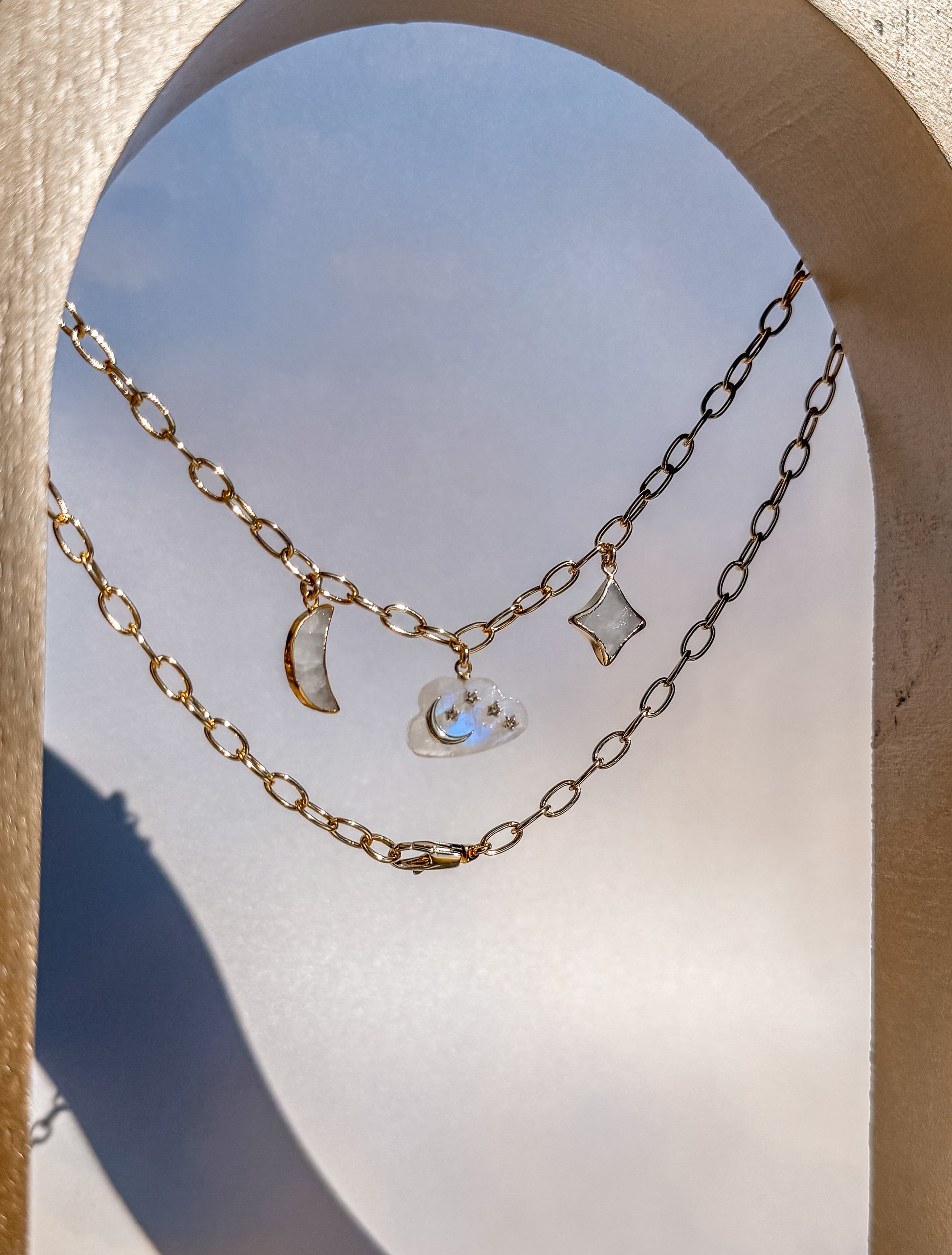 Celestial Dreams Charm Necklace - Layer It Jewelry