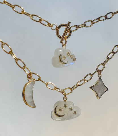 Celestial Dreams Charm Necklace - Layer It Jewelry
