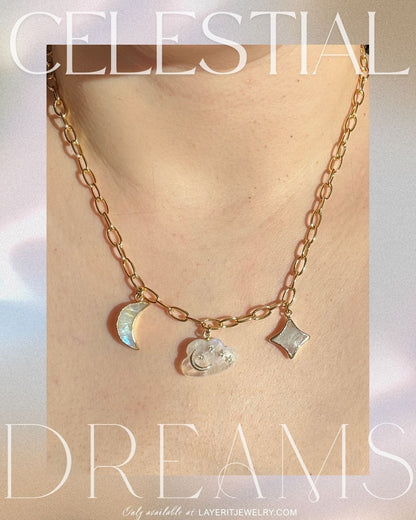 Celestial Dreams Charm Necklace - Layer It Jewelry