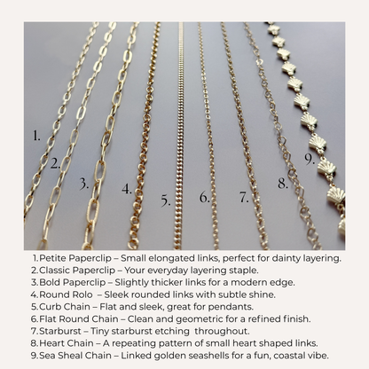 Gold Filled Heart Chain Necklace - Layer It Jewelry