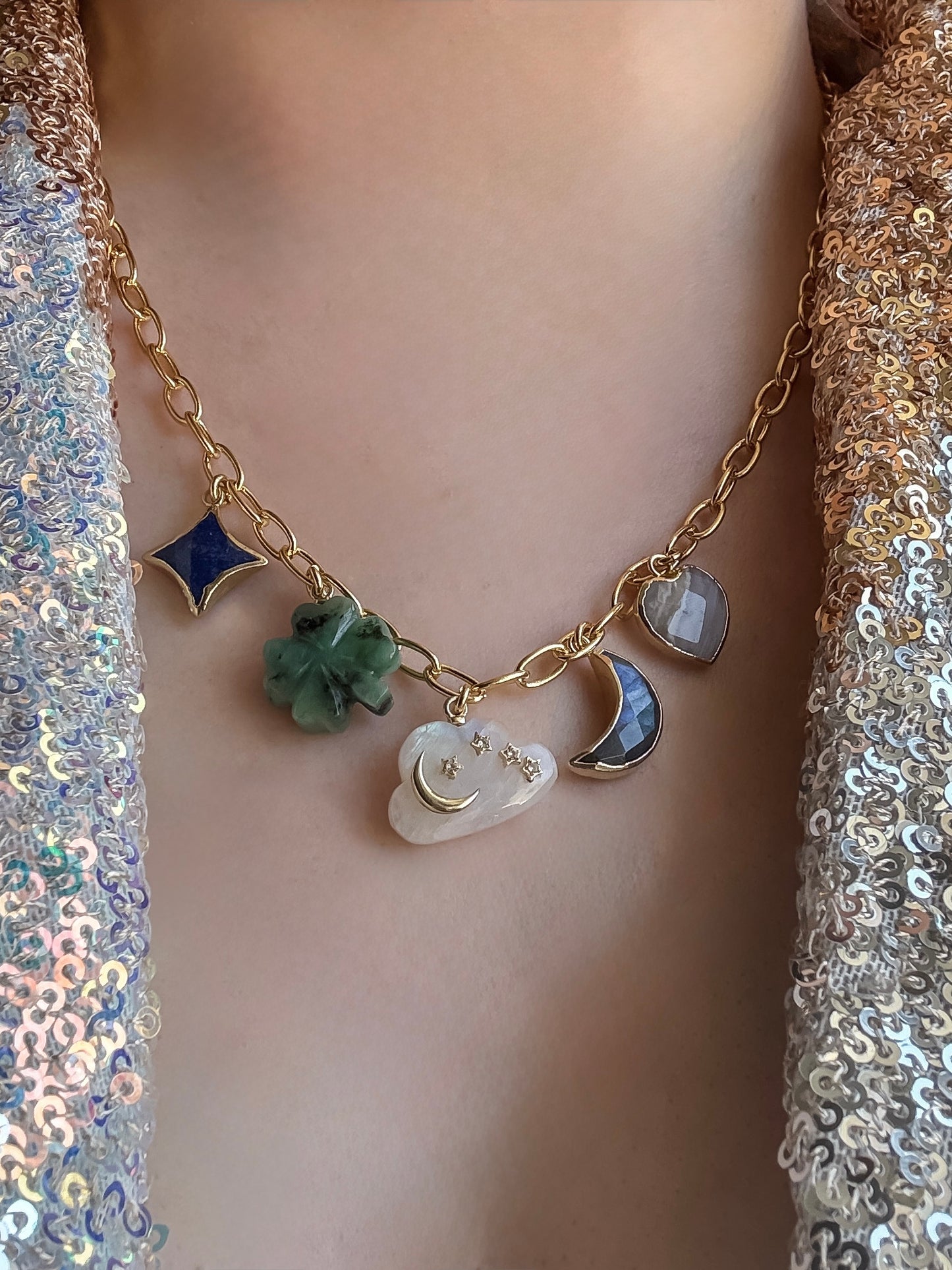 Wishcatcher Charm Necklace - Layer It Jewelry