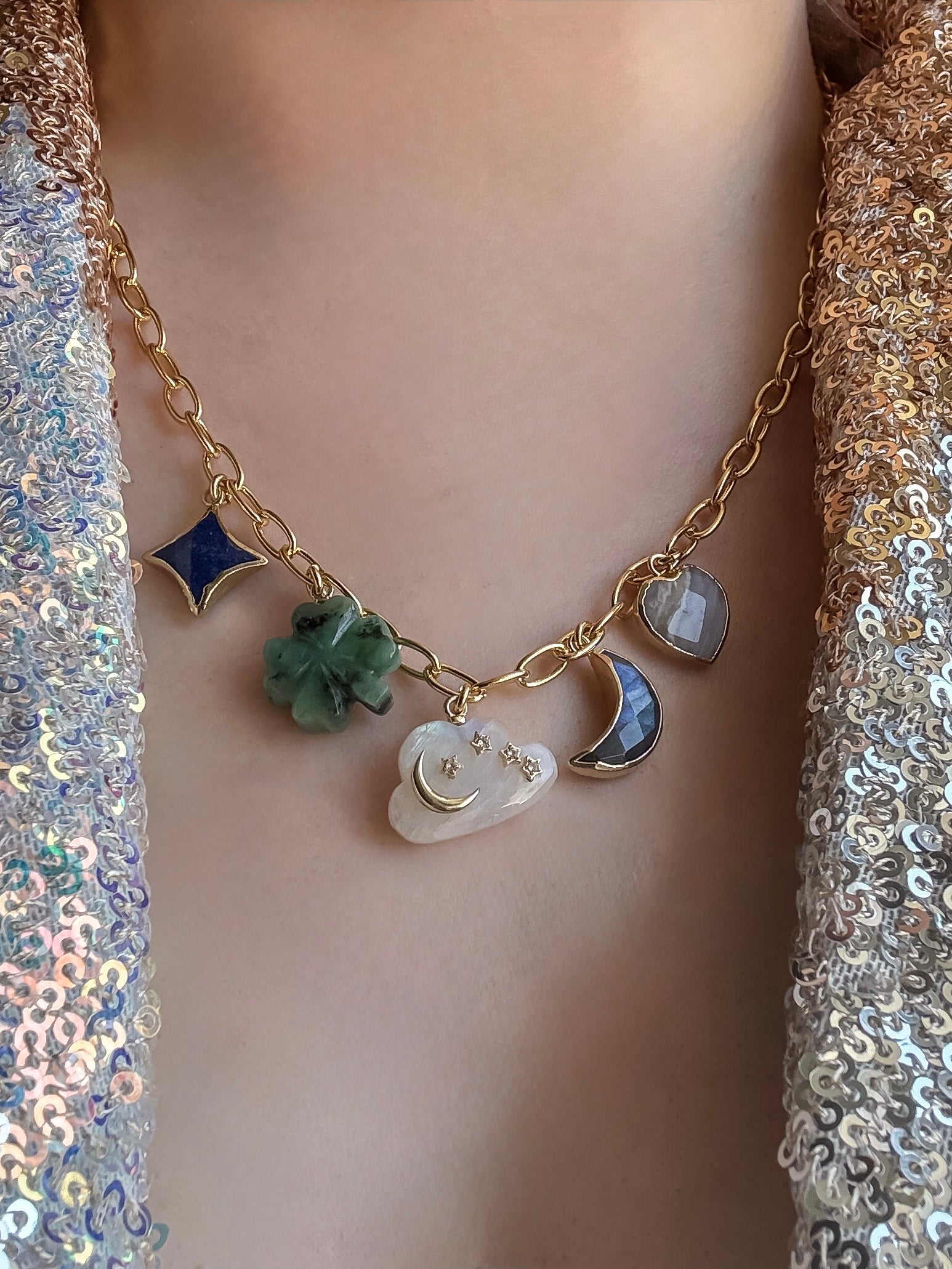 Wishcatcher Charm Necklace - Layer It Jewelry