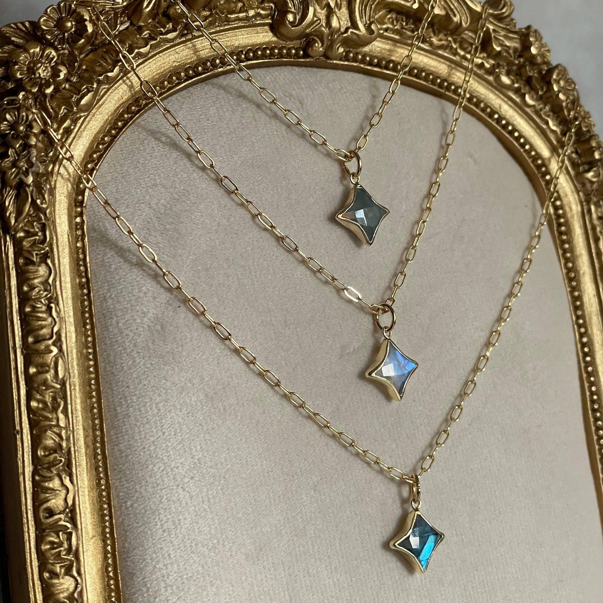 Star Gemstone Charm - Layer It Jewelry