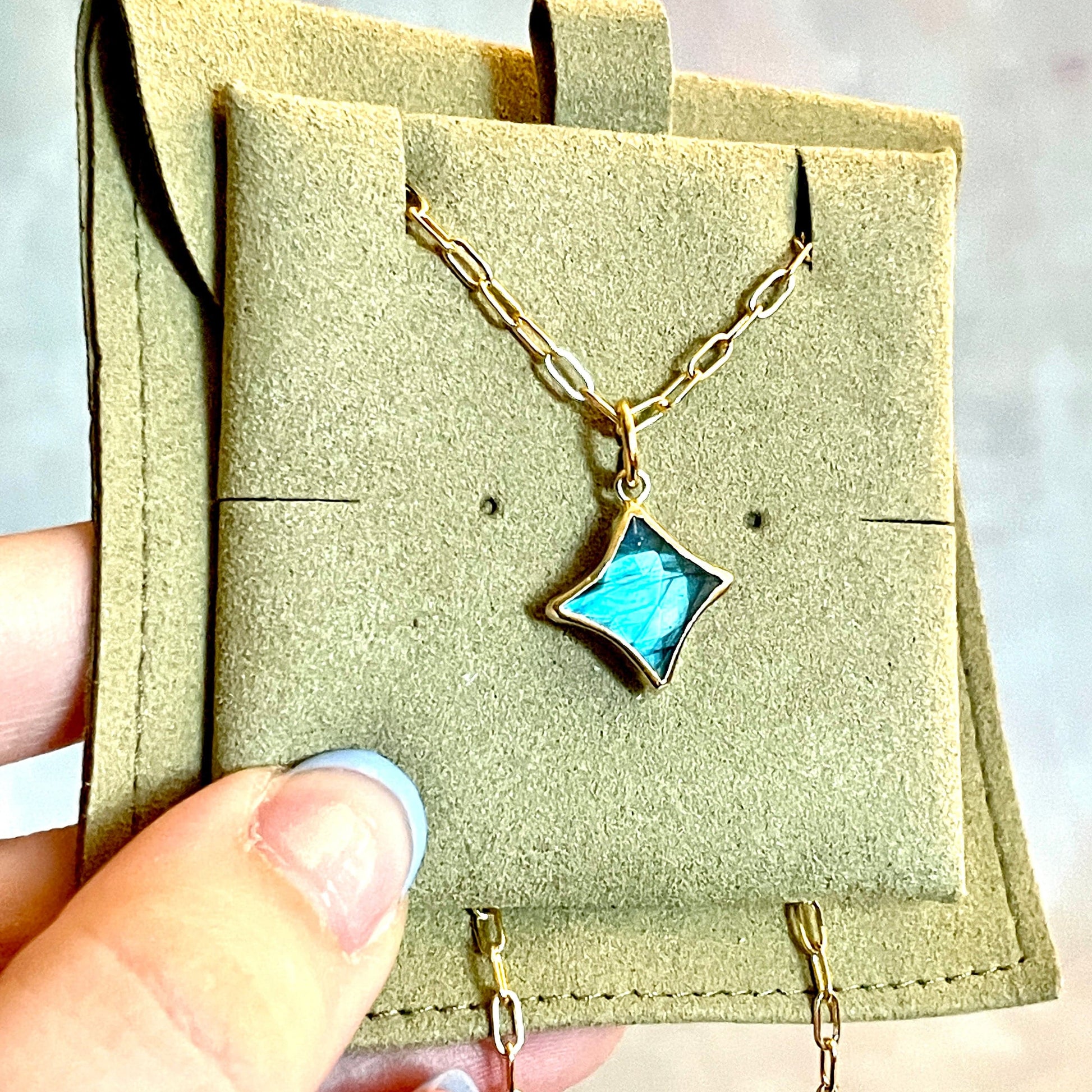Star Gemstone Charm - Layer It Jewelry