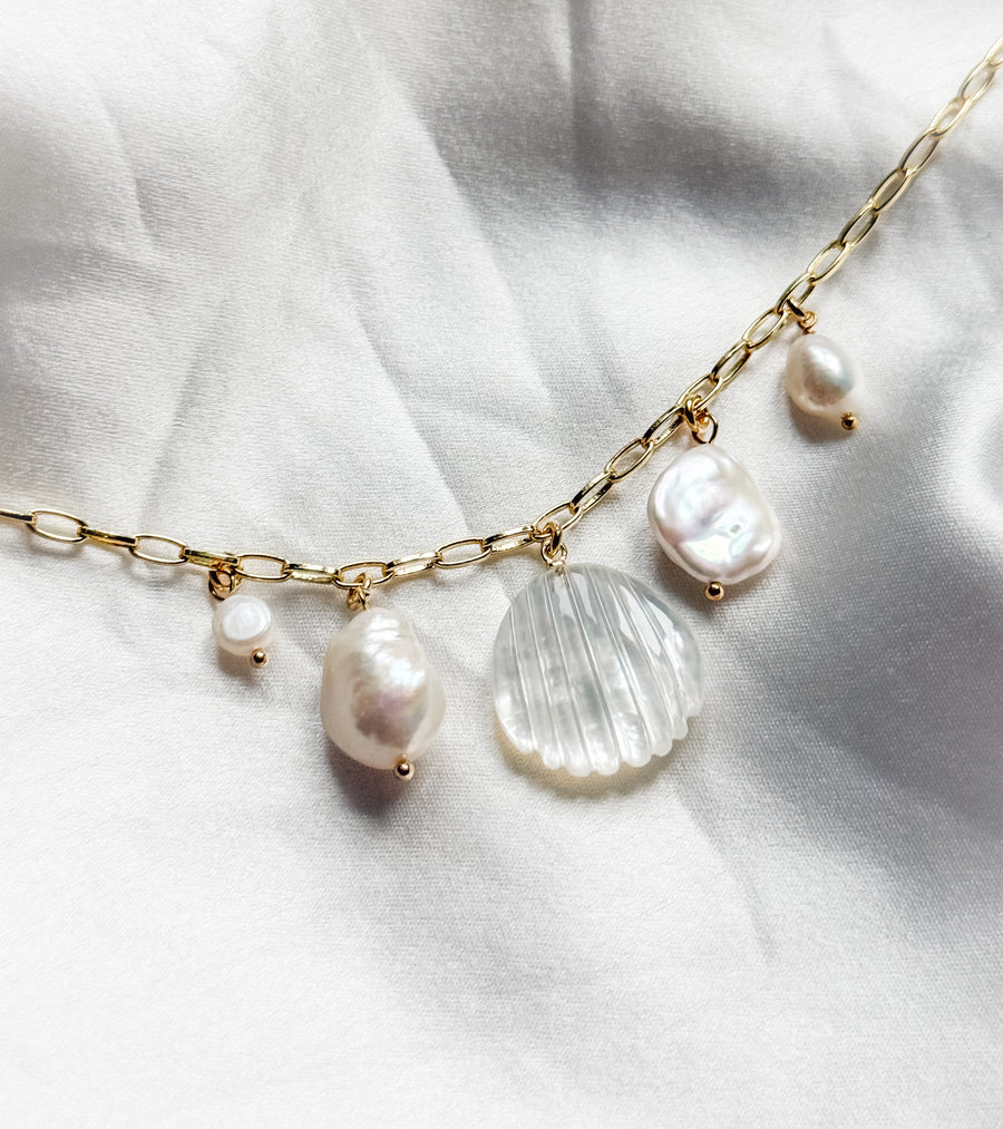 Born of the Sea Charm Necklace