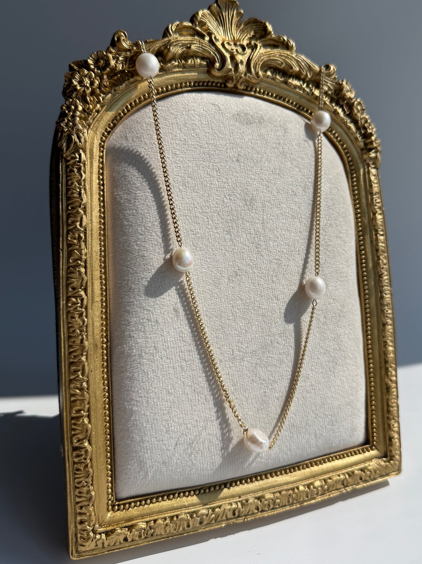Long Pearl Necklace - Layer It Jewelry