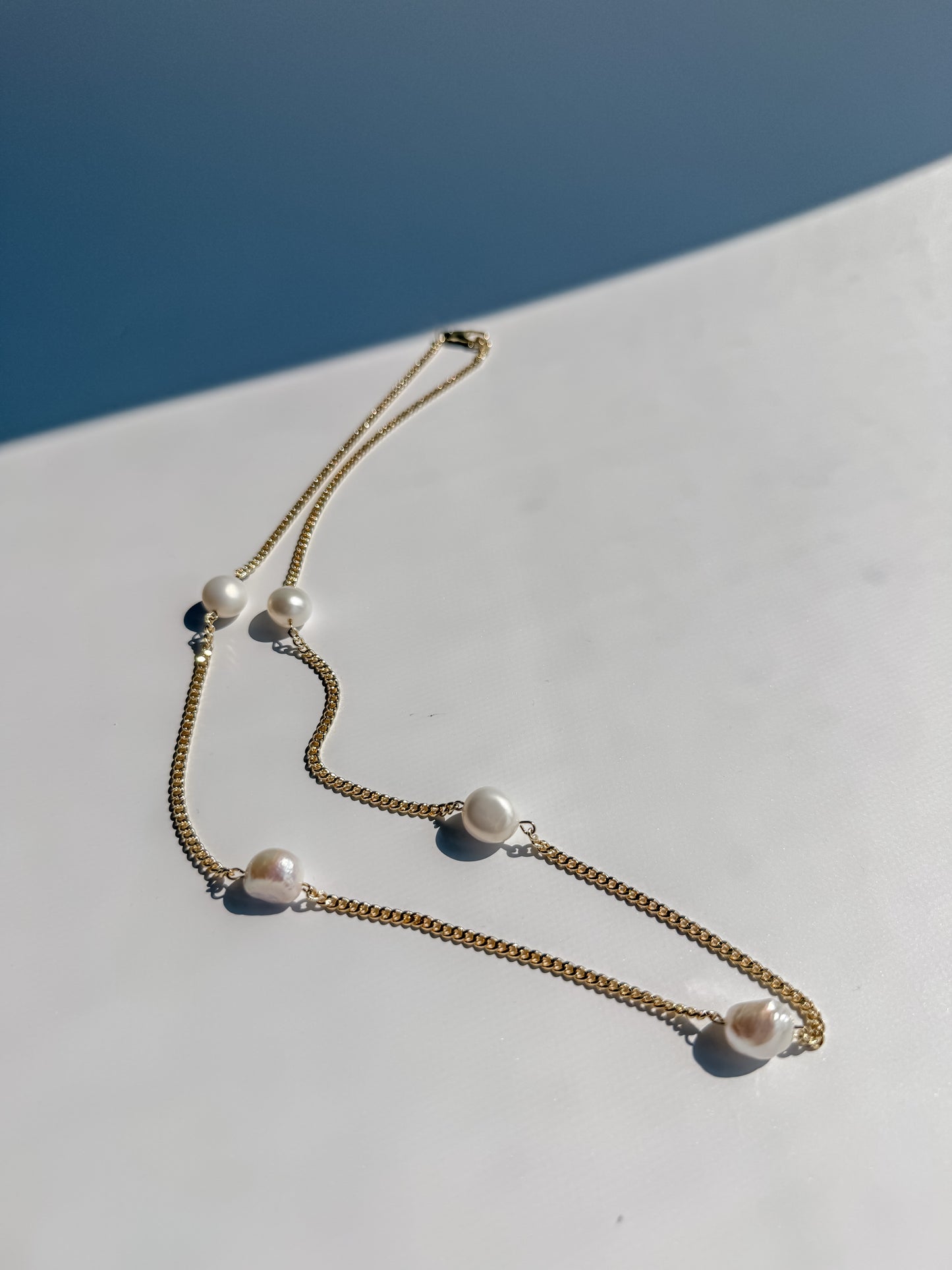 Long Pearl Necklace - Layer It Jewelry