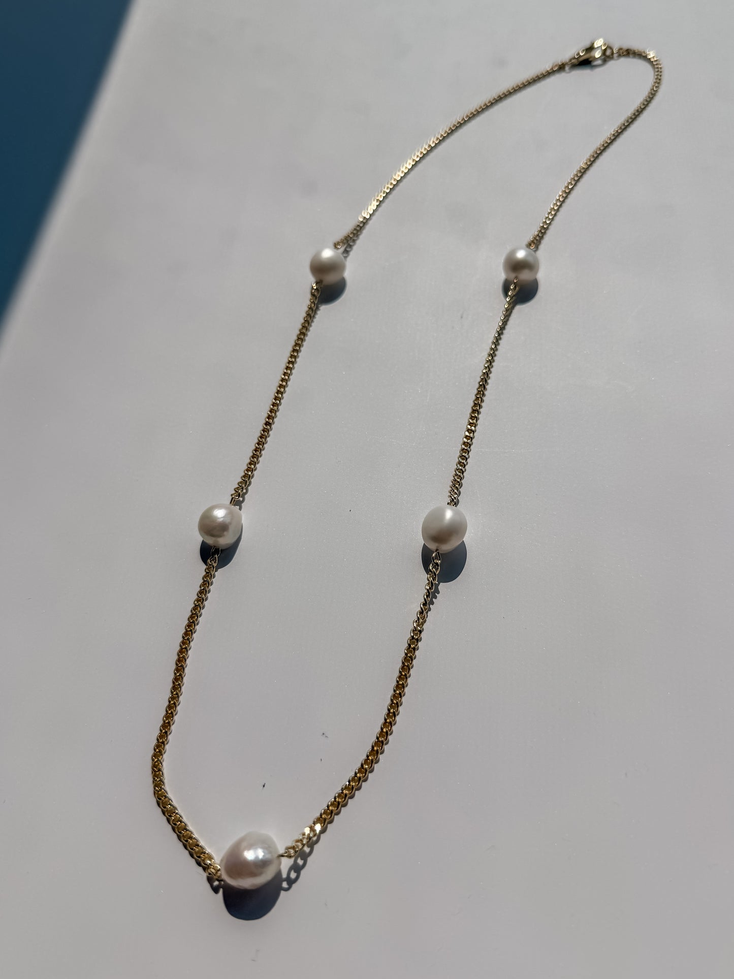 Long Pearl Necklace - Layer It Jewelry