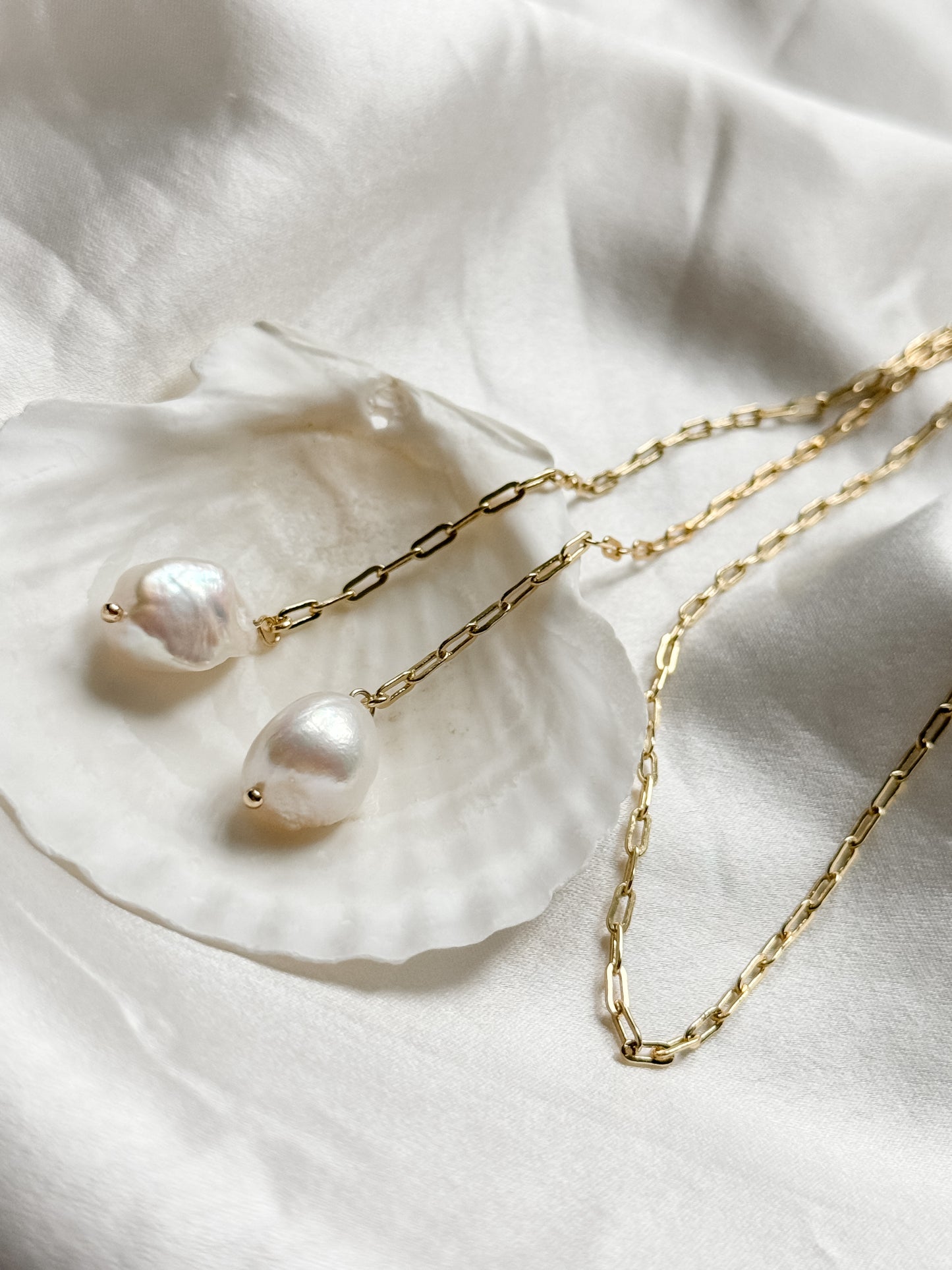 Pearl Lariat Necklace - Layer It Jewelry