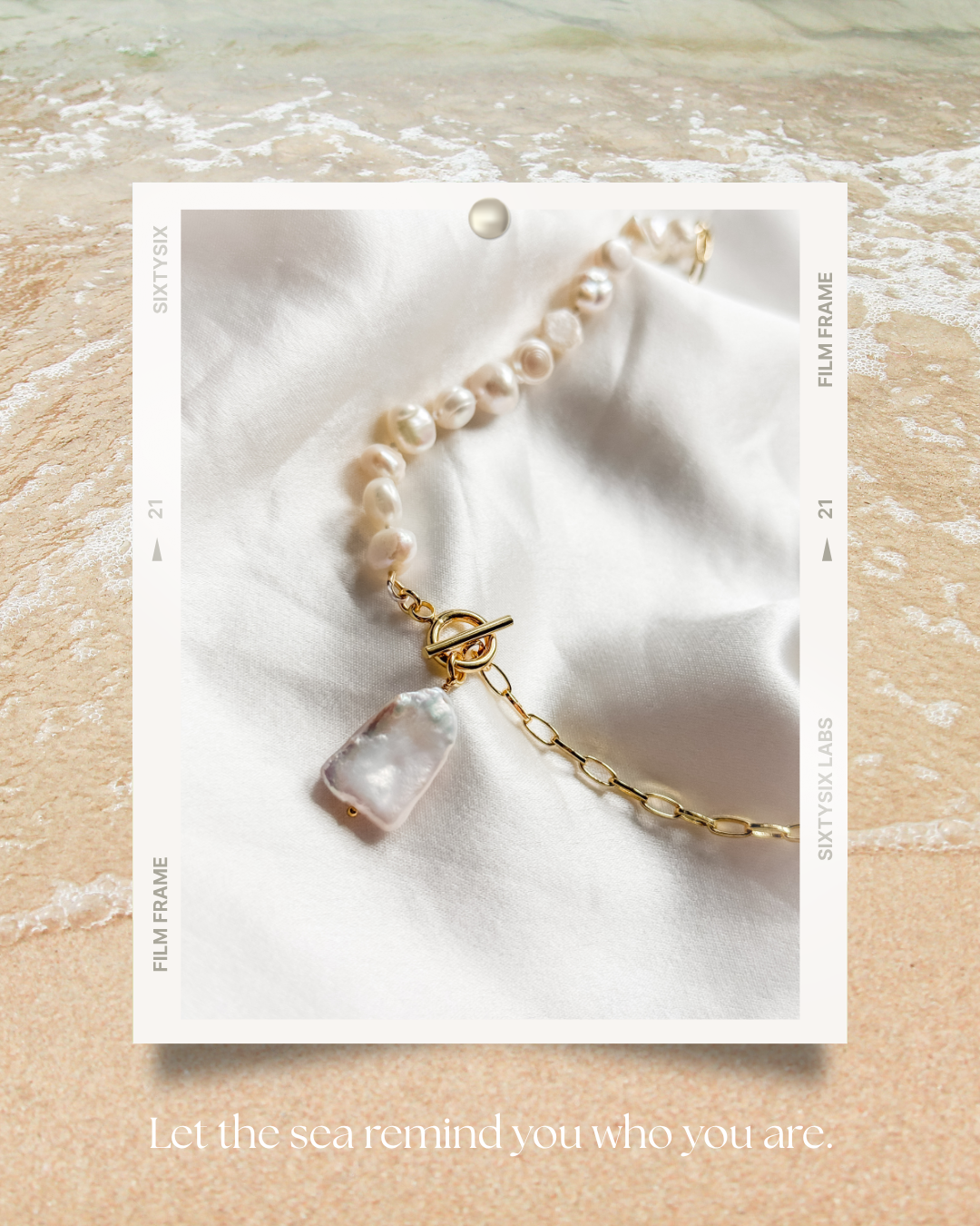 Pearl Toggle Chain Necklace - Layer It Jewelry