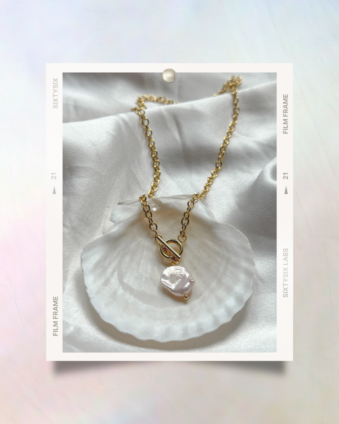 Pearl Toggle Necklace - Layer It Jewelry
