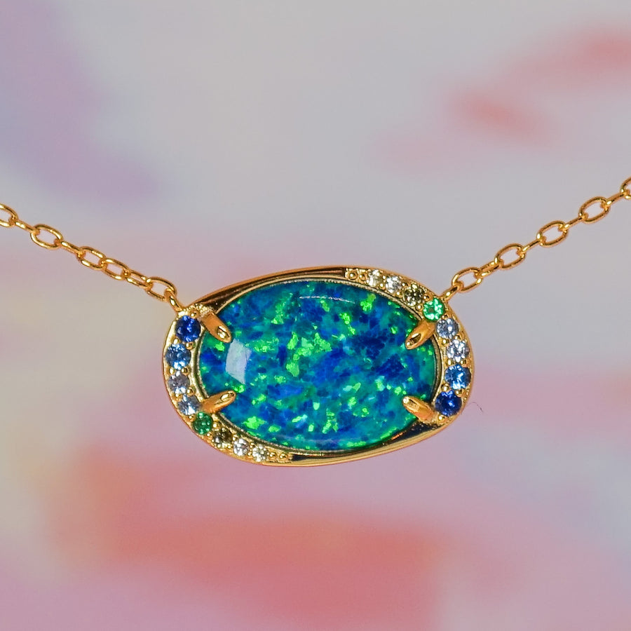 Storm Lab Opal Aurora Necklace
