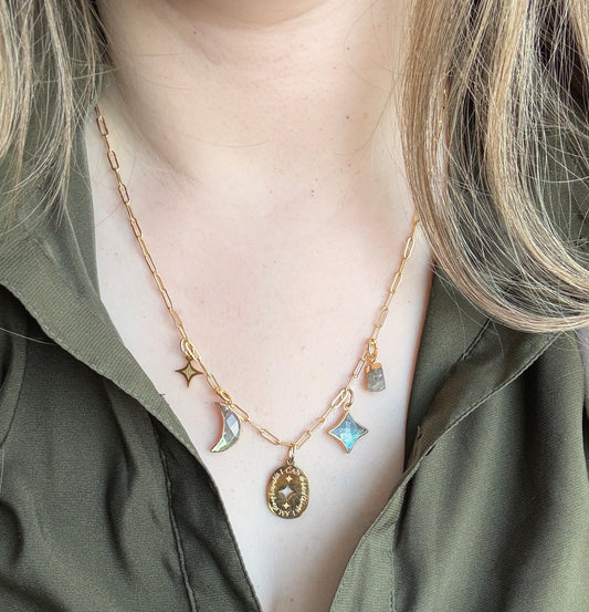 Necklace on model